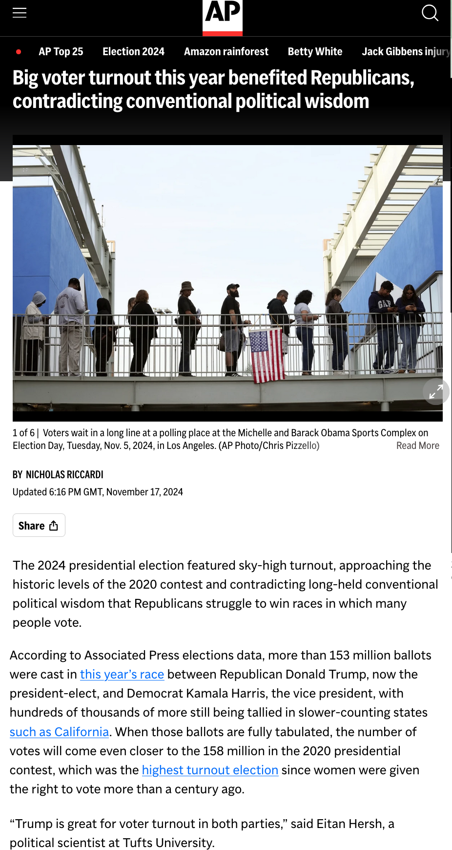 Unpacking the Myth of Low Voter Turnout in 2024