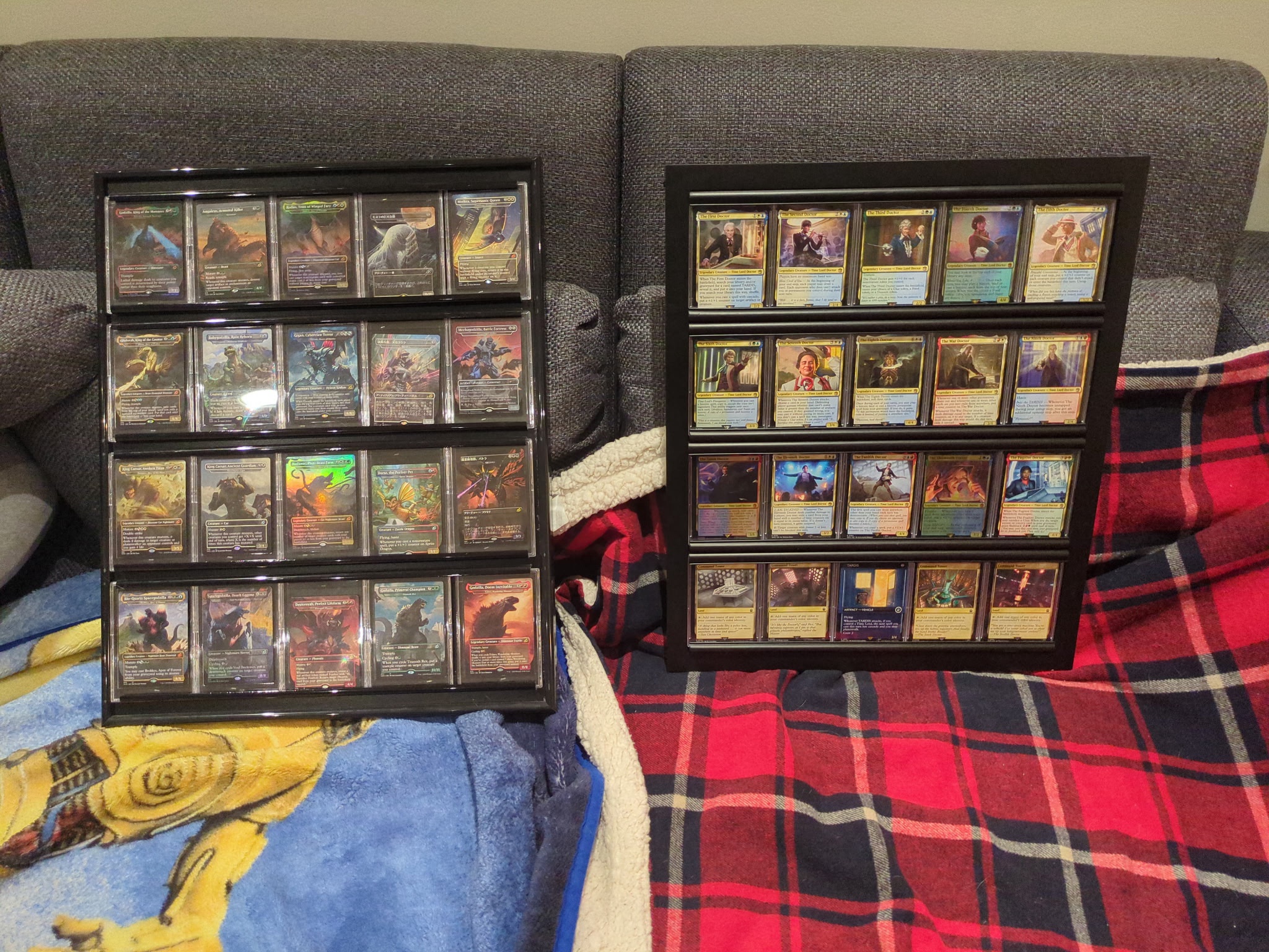 Stunning Display of Magic Cards on the Wall