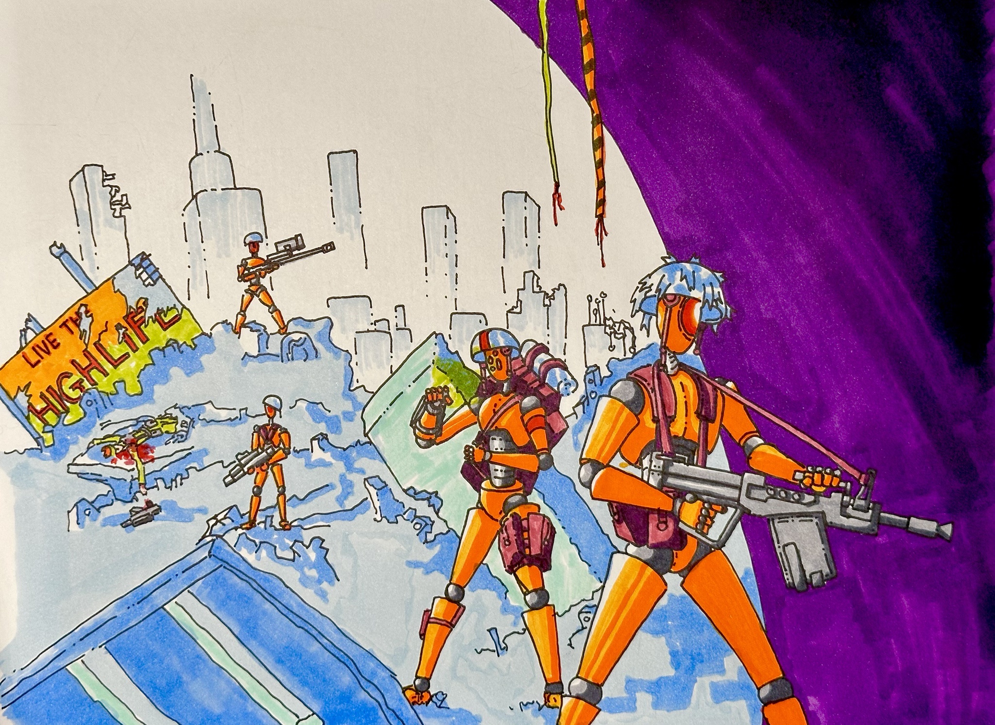 Stargone: The Takeover of a Human Colony by CYCOL