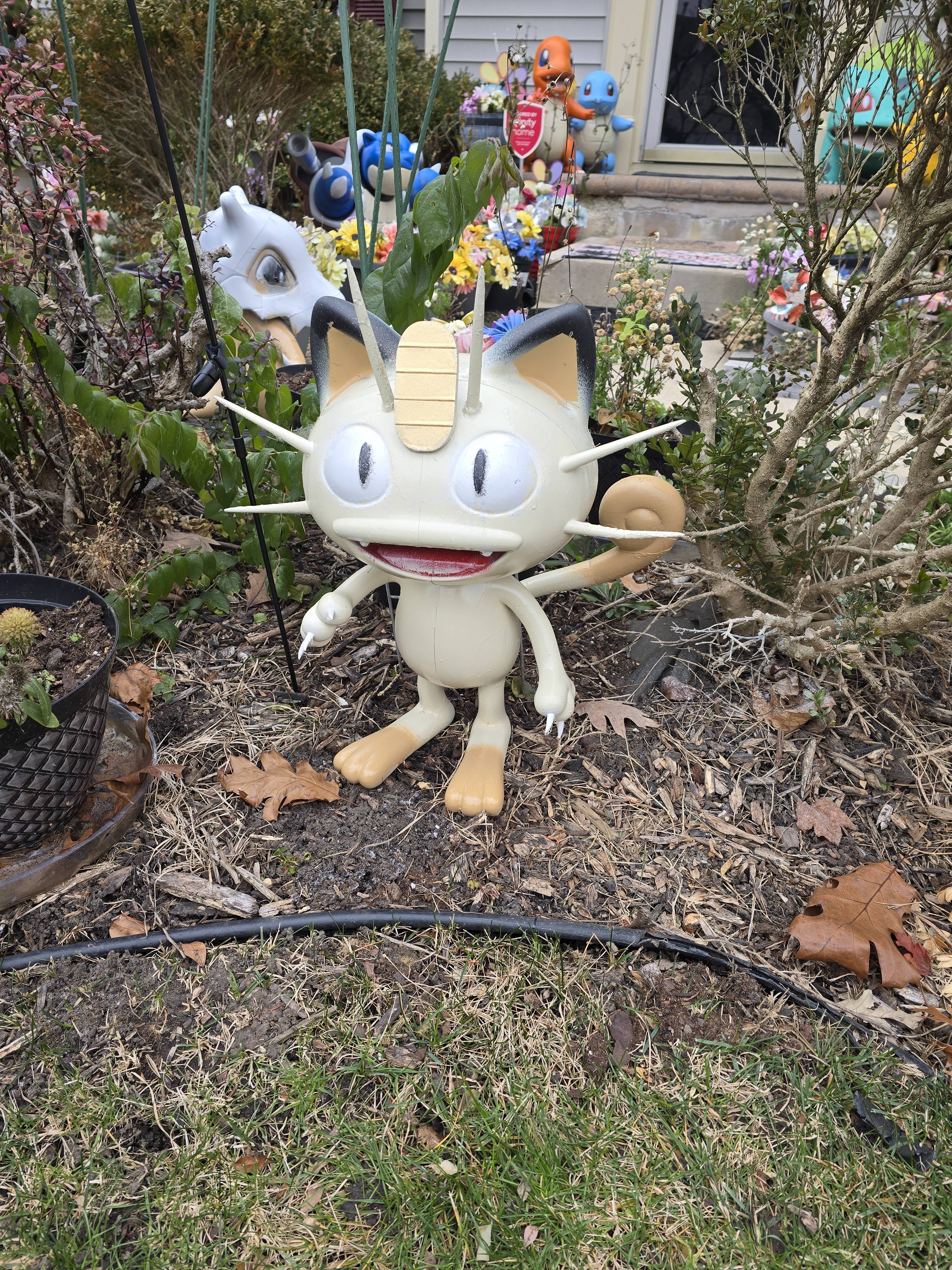 Just Finished Painting Meowth for My Pokémon-Themed Home