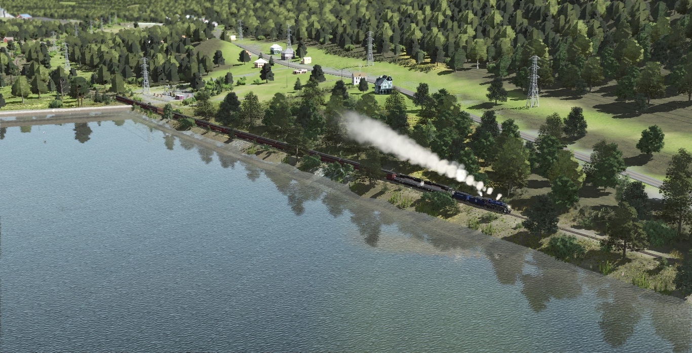 Steam Rising Over the Lake: A Late October Scene from 2021