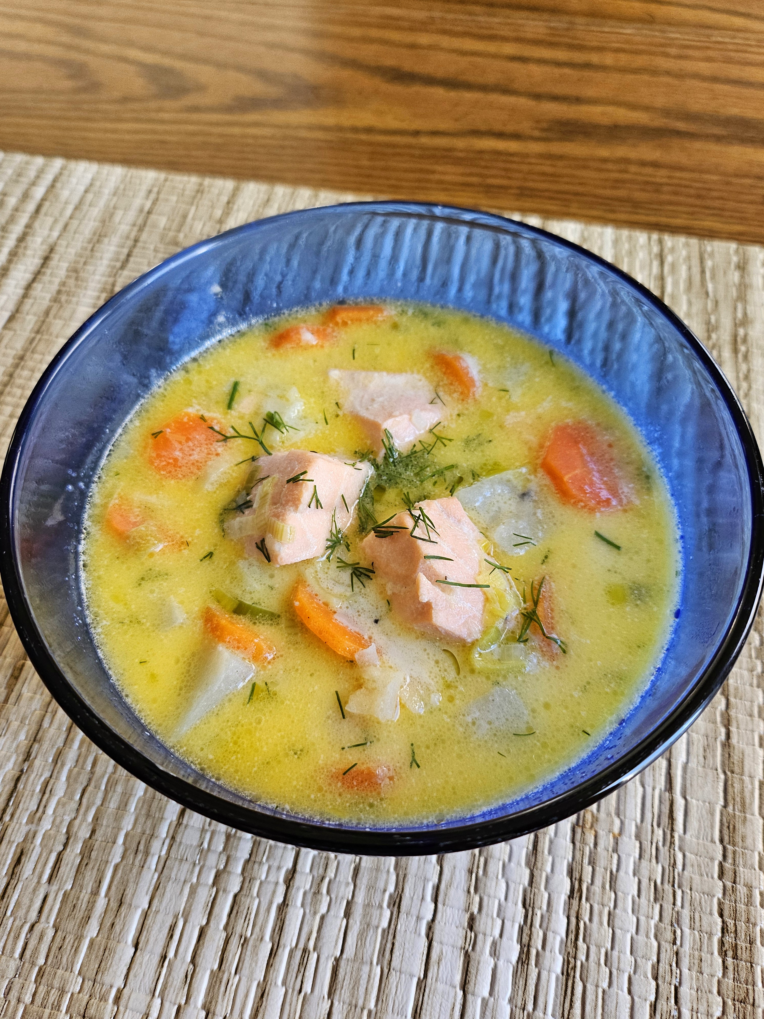 Cozy Winter Vibes with Salmon Soup: A Comforting Delight