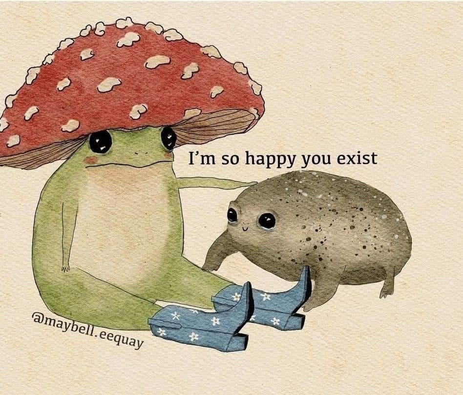 Wishing you a ribbiting Wednesday, my friends!