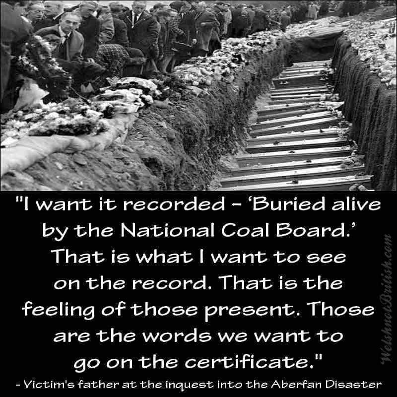 Remembering the Aberfan Disaster: Buried Alive by the National Coal Board on October 21, 1966