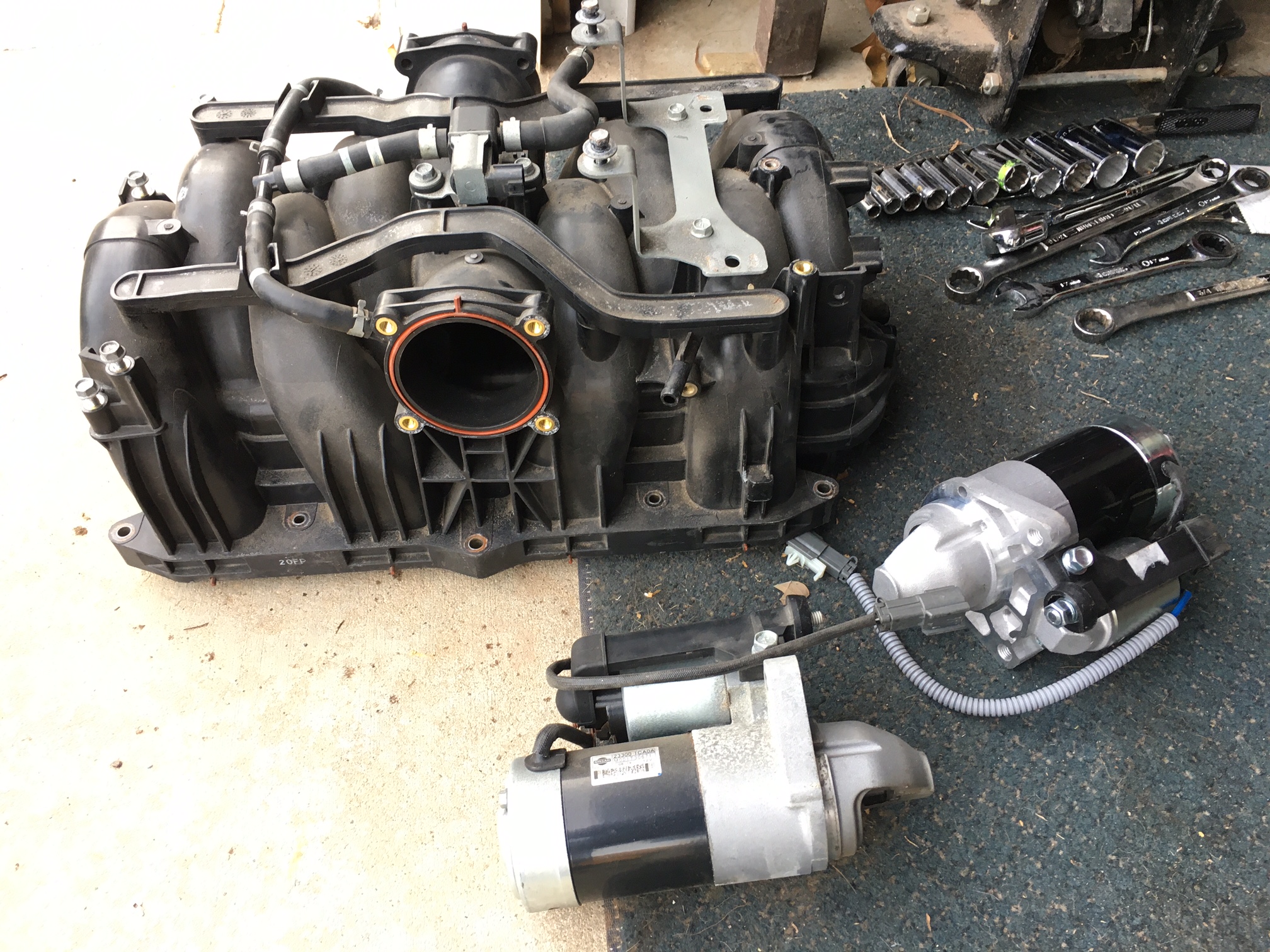 The Infiniti M56x Starter Motor: Hidden Under the Intake Manifold