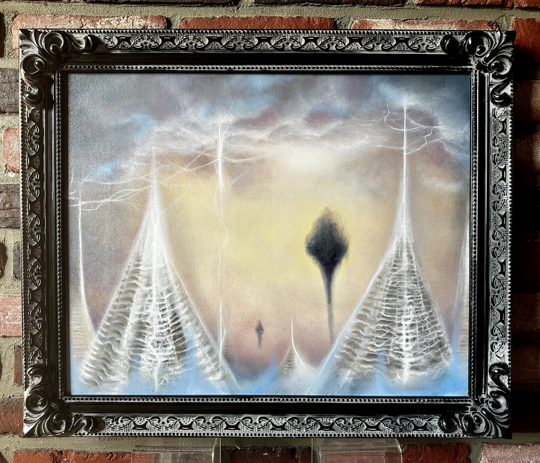 A Recently Finished Masterpiece: Oil on Canvas, 16x20