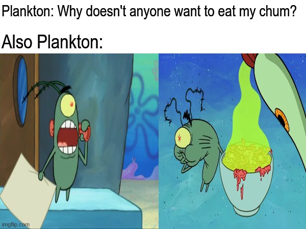 Plankton's secret recipe for success: Chum!