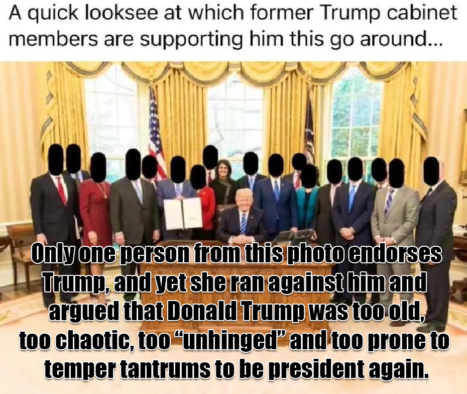 They all turned against him once they saw his true colors.