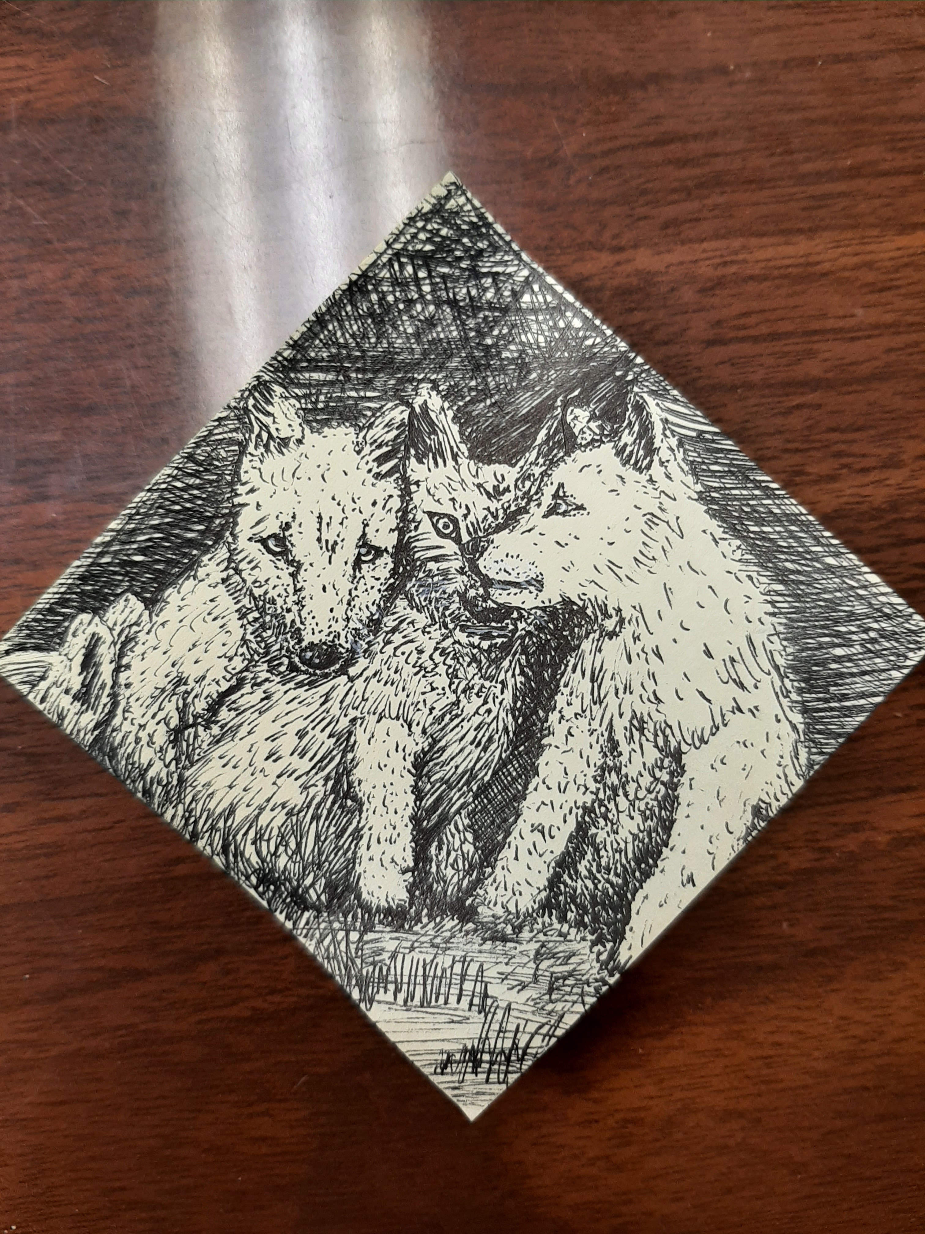Adorable Puppers on Post-it Notes