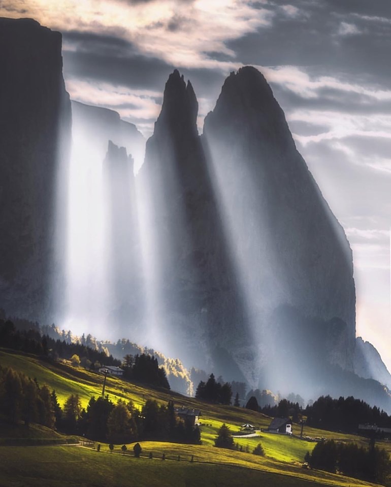 Breathtaking Sunrise Over the Dolomites in Italy