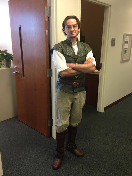 Check Out Lassannn as Flynn Rider for This Year's Costume Contest!