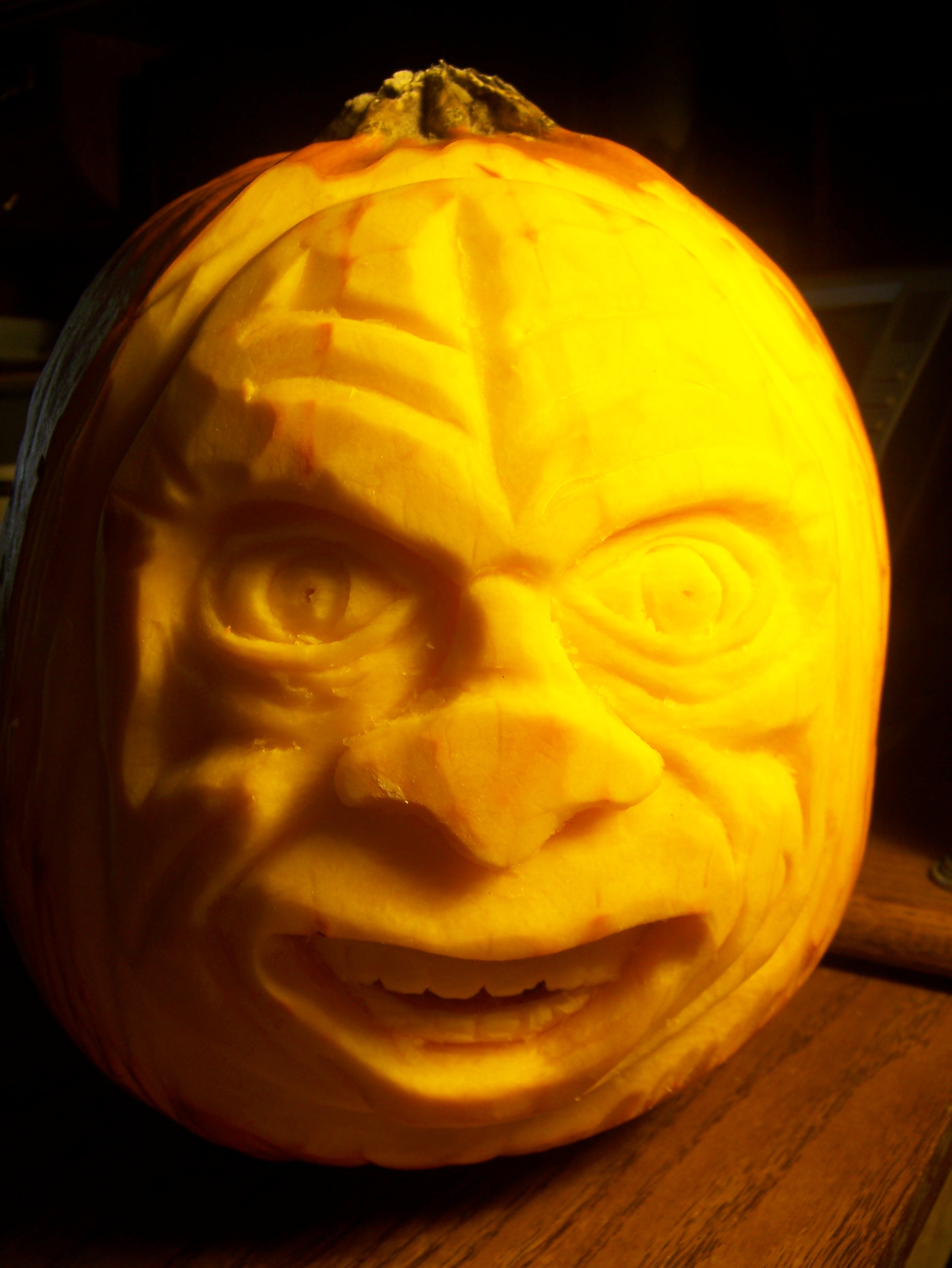 My latest pumpkin carving masterpiece!