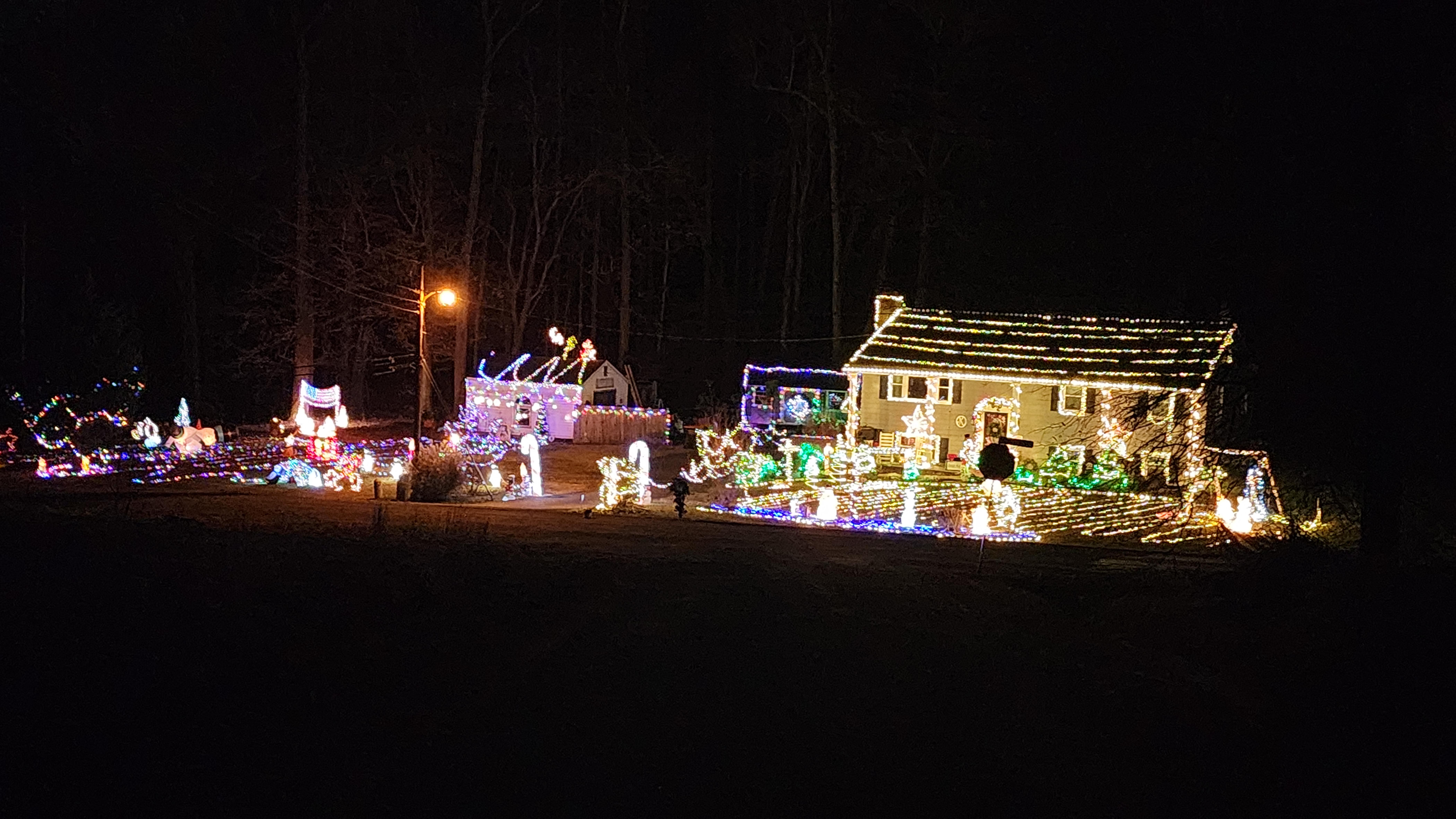 Charming Little Christmas Light Display in My Neighborhood