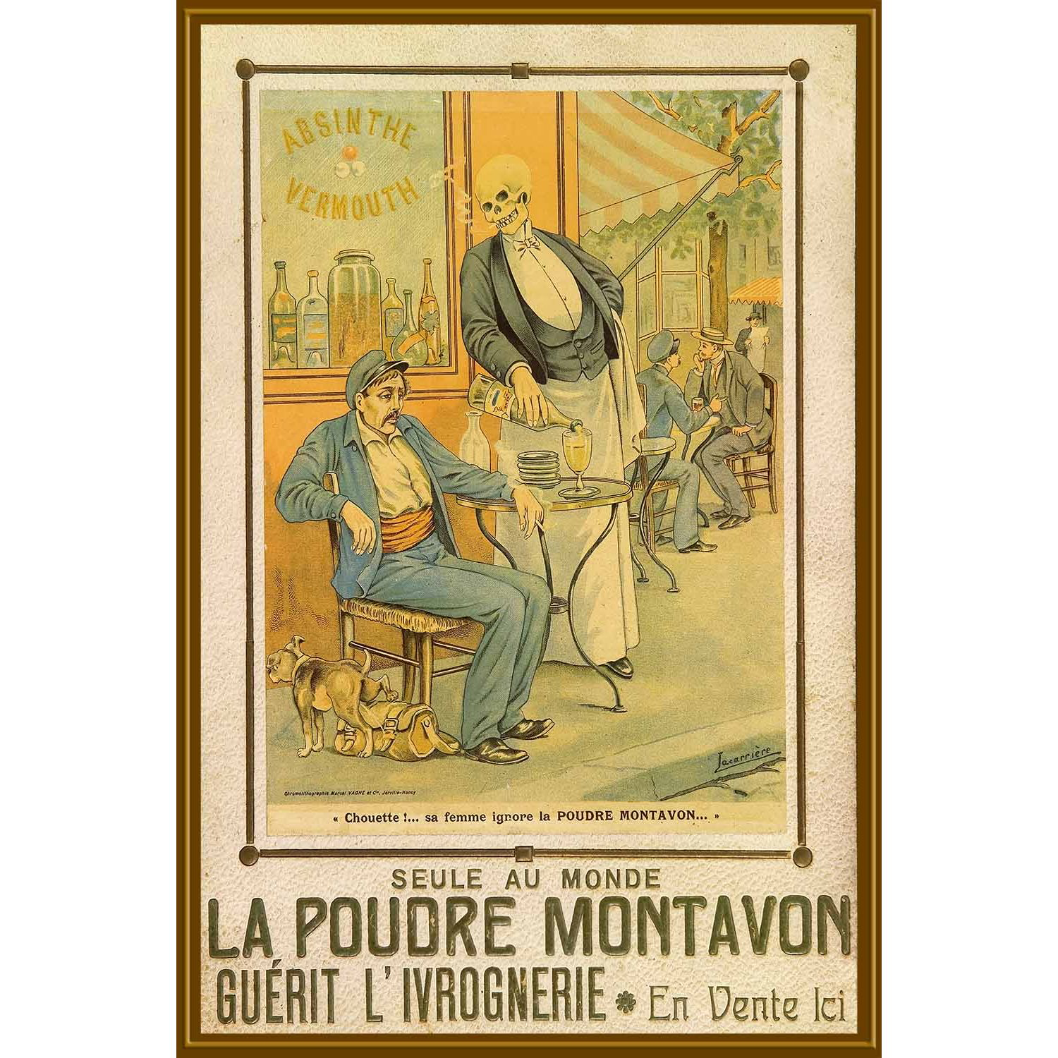 A Glimpse into History: French Advertisement from 1915