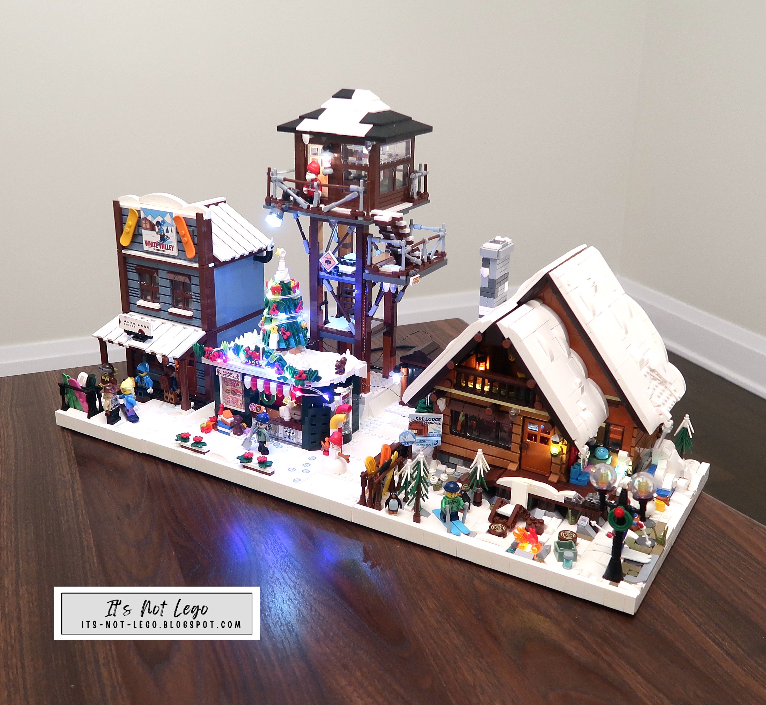 Winter Wonderland in Lego Style