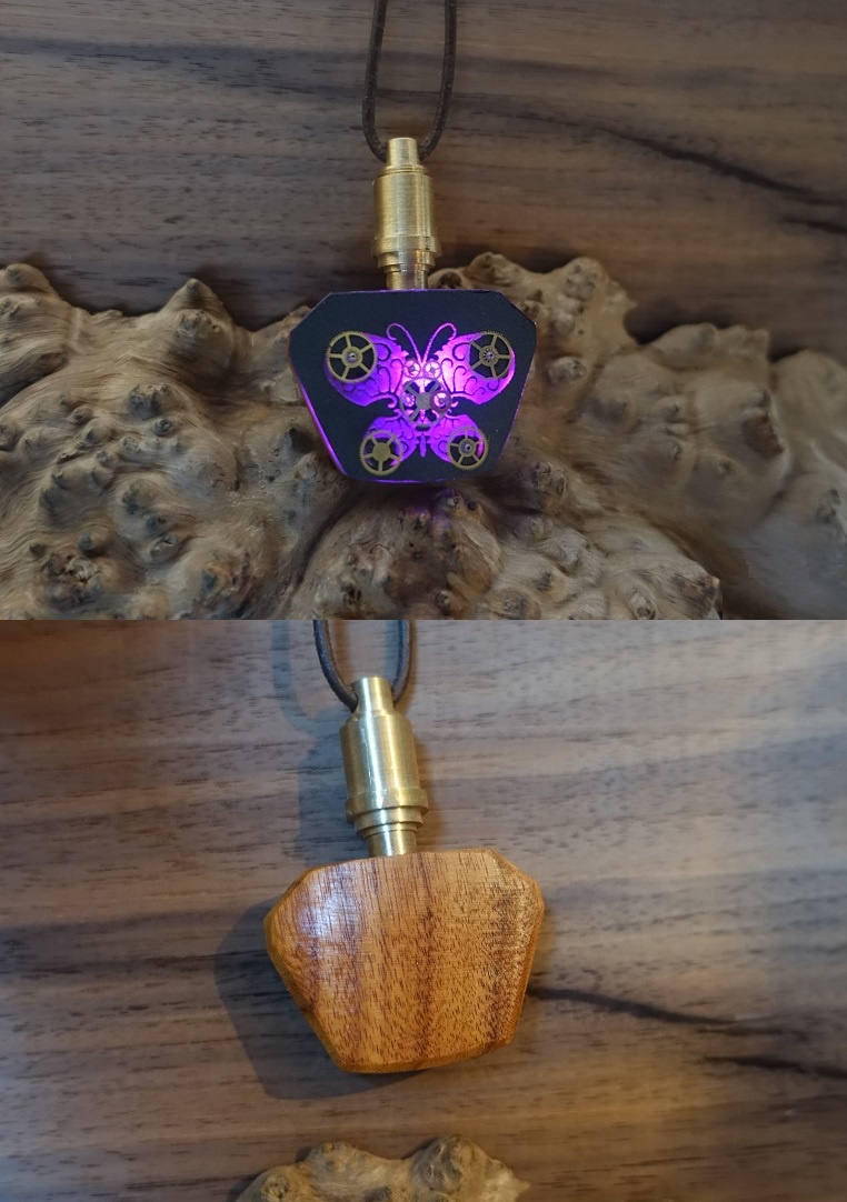 Beautifully Crafted Steampunk Butterfly Pendant