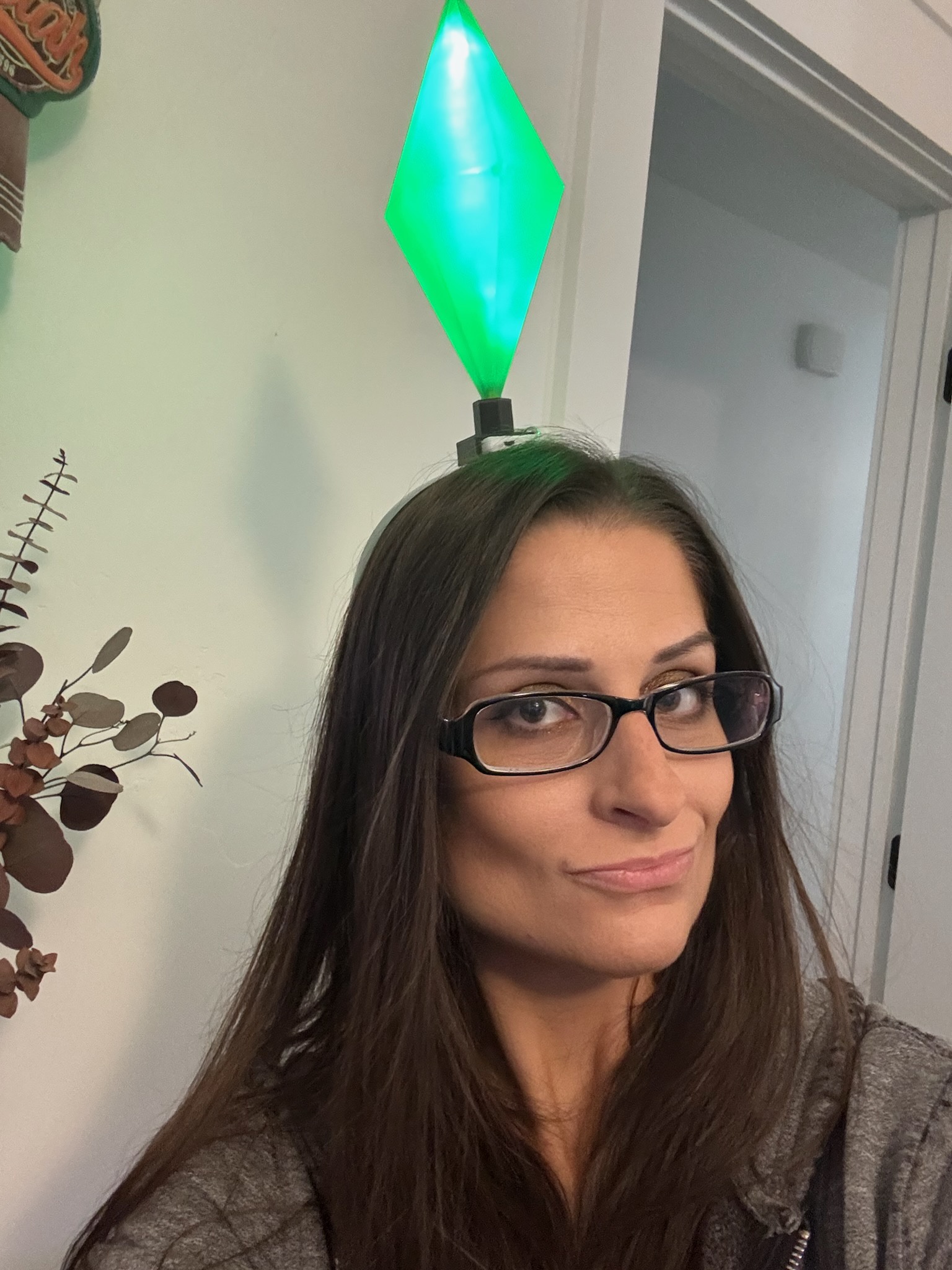 I embraced my inner Sim for Halloween this year!