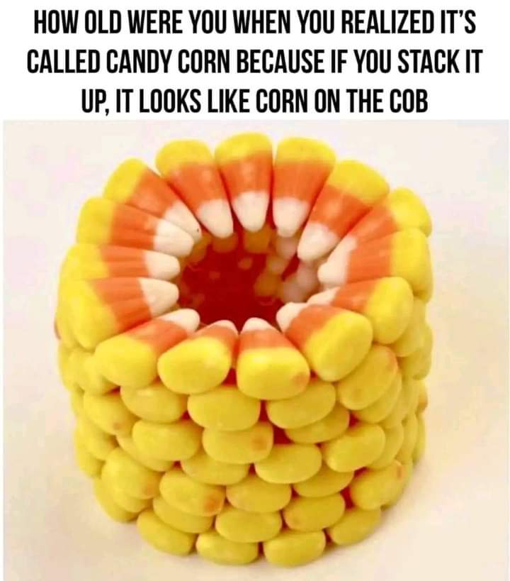 A Sweet Twist: Candy Corn Transformed into Corn on the Cob