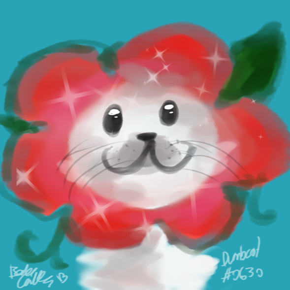 This Flower Seal is Thrilled to Celebrate Another Day of Life!