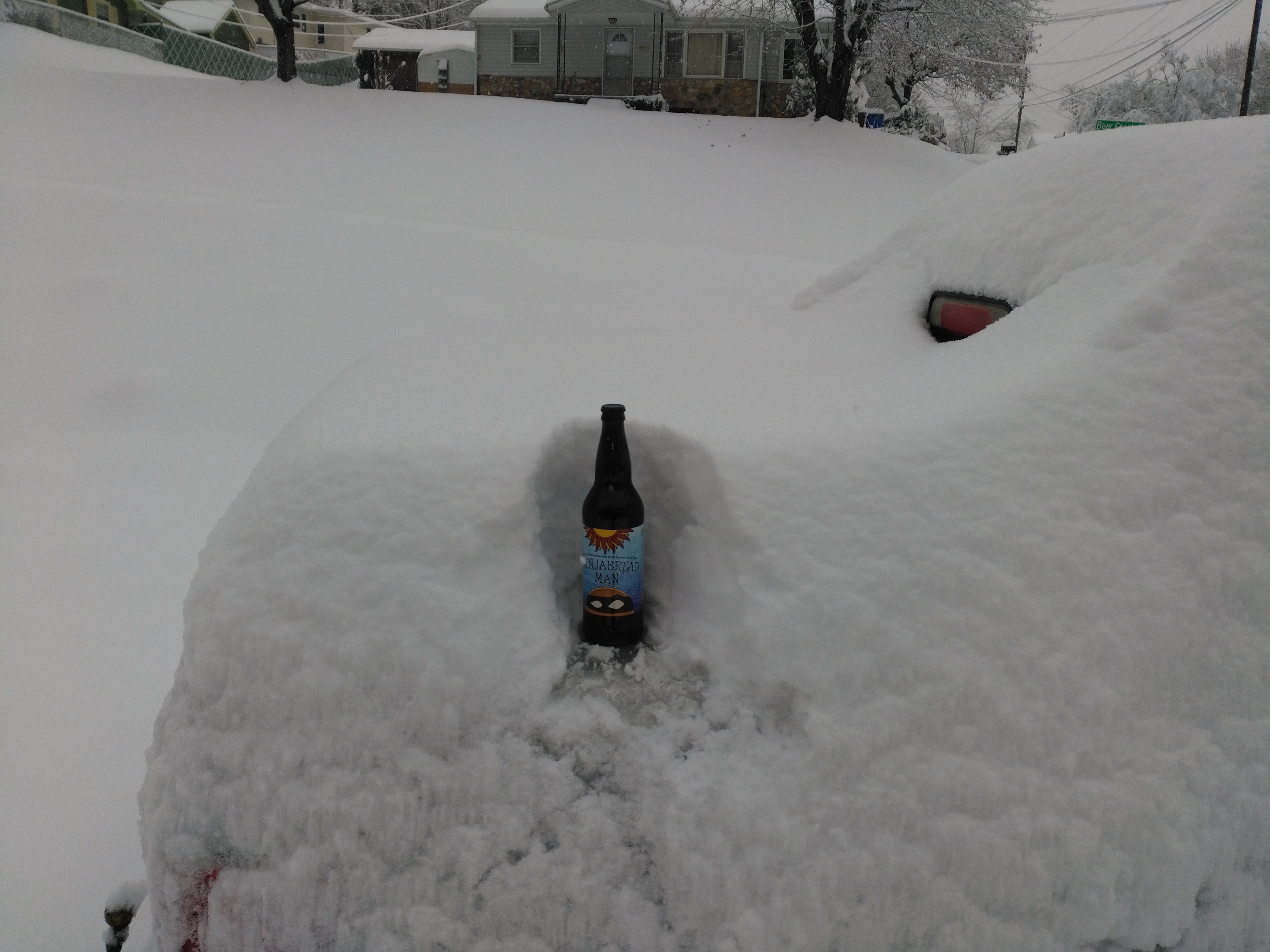 We Just Got 12 Ounces of Snow!