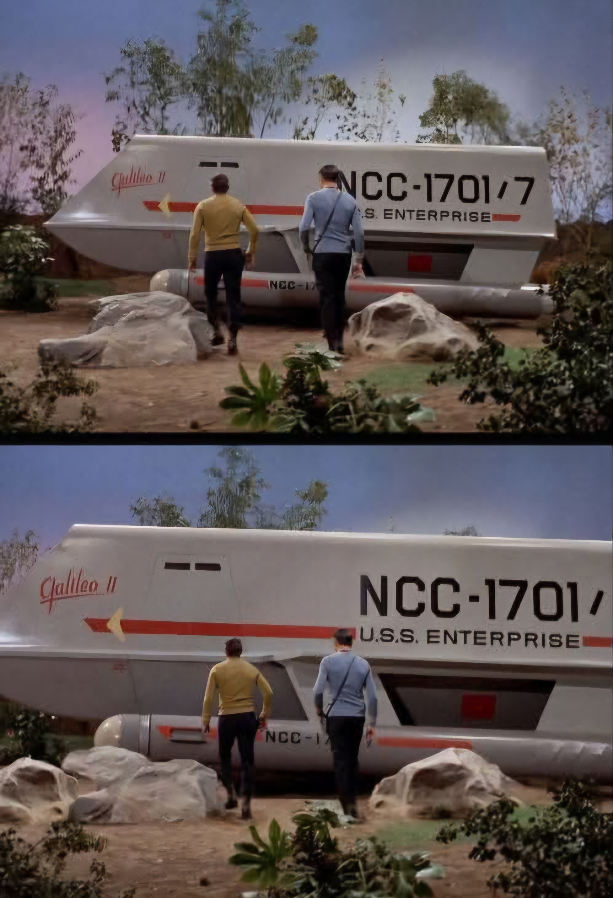 Imagine how the shuttlecraft would look if it were perfectly sized for the interior!