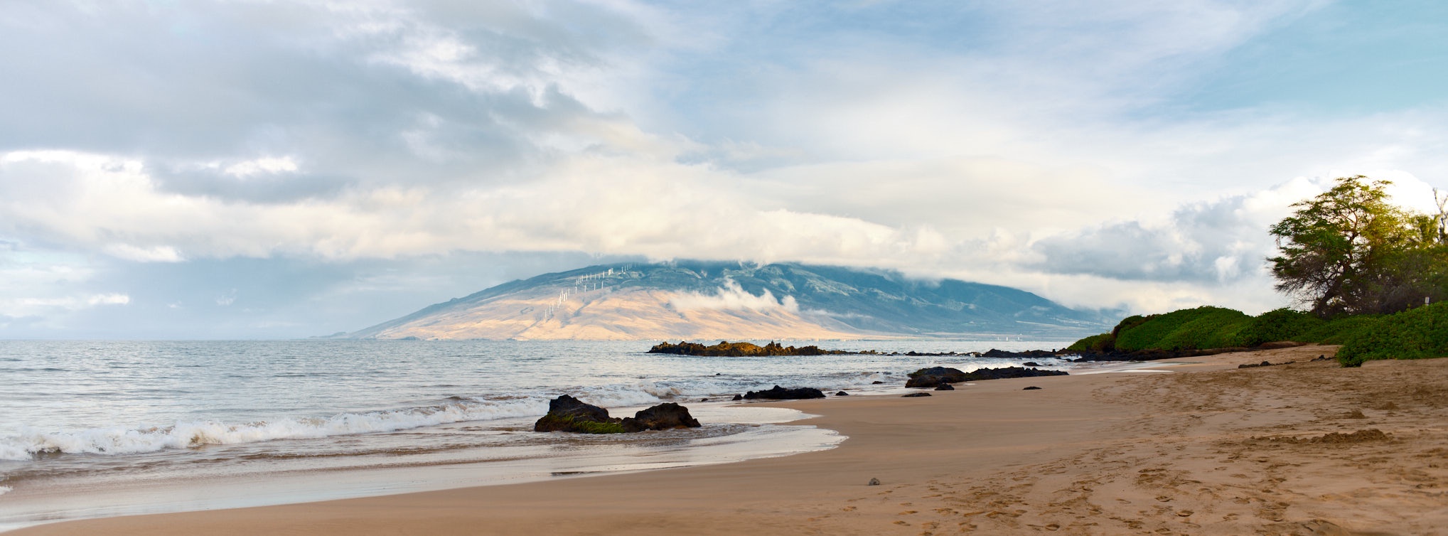 A Serene Morning at the Beach in Early August