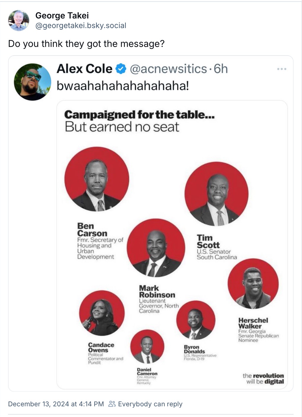 Surprise! Only the Supporters of the Old White Guy Who Disdains Diversity Didn't See This Coming