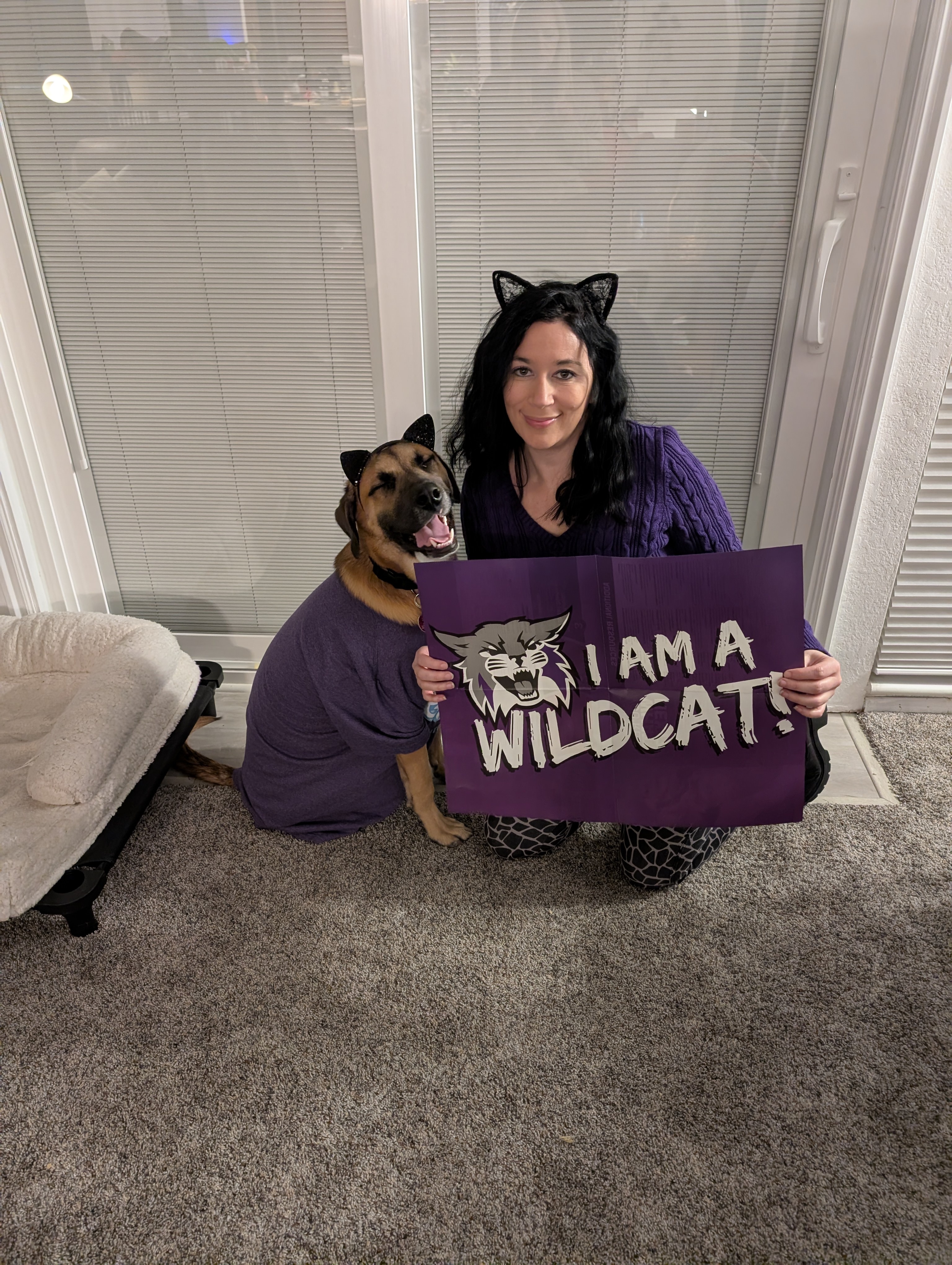 When your family’s Utes fandom clashes with your rival school acceptance, so you and your dog flaunt it!