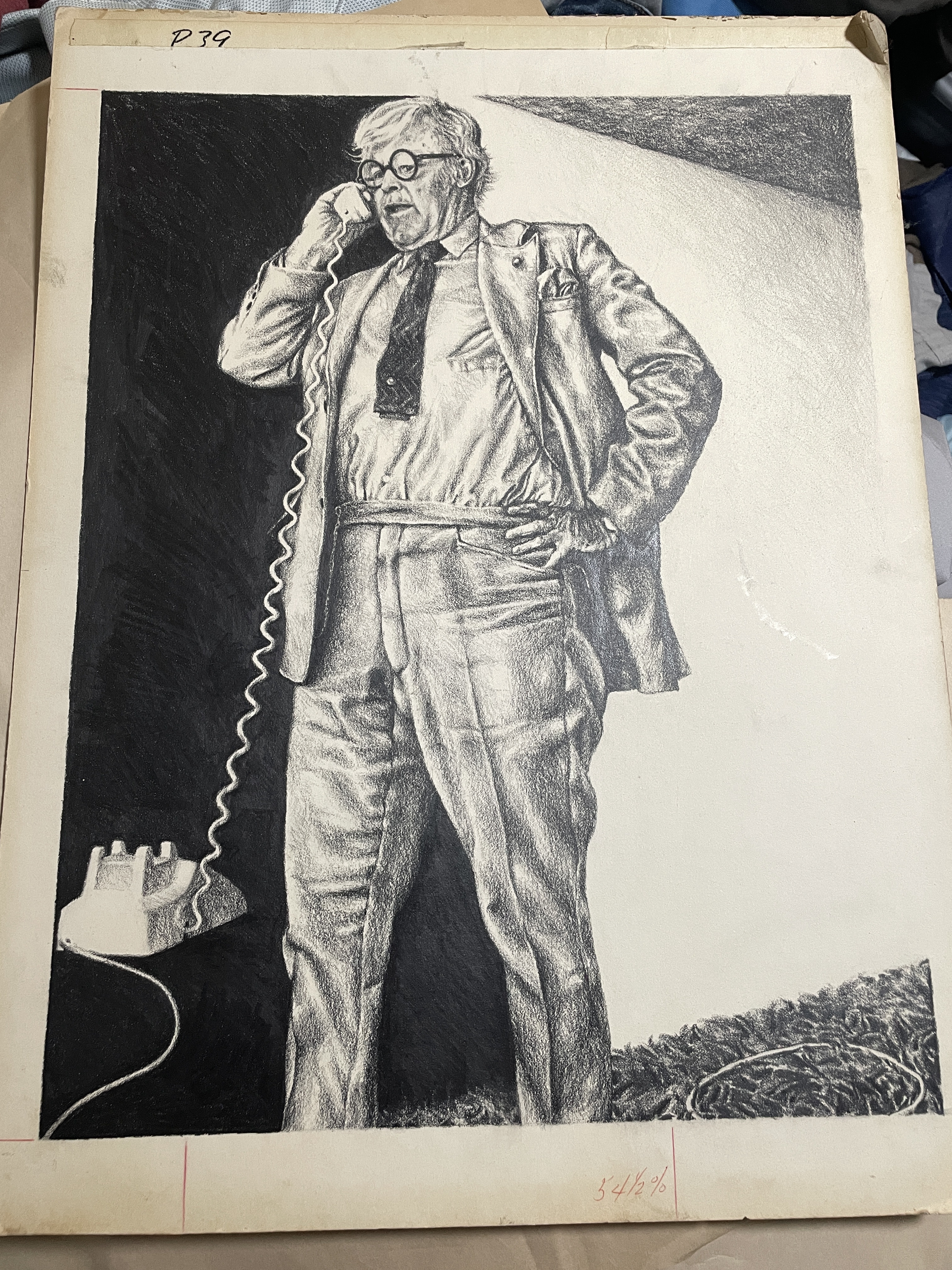 A Beautiful Pencil Drawing from a Consignment Collection