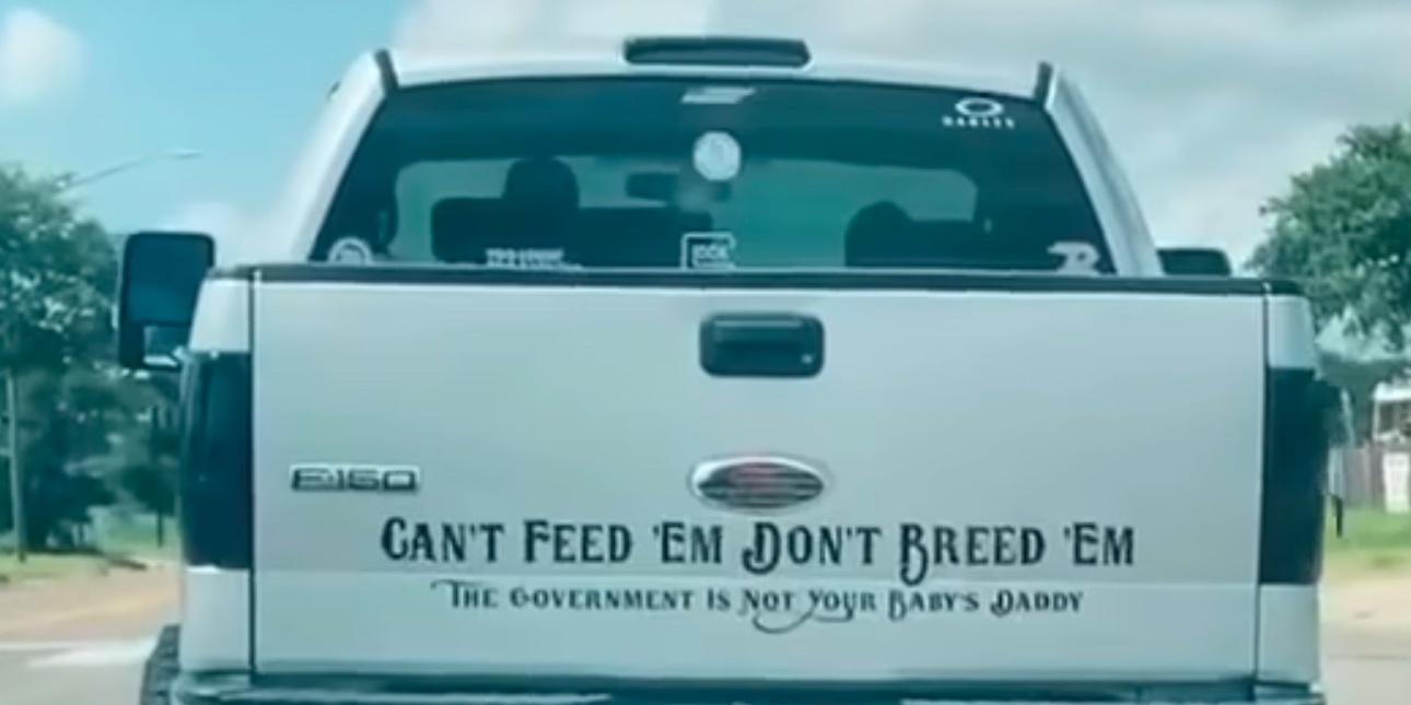 Seriously, What Was This Guy Thinking Putting That on His Truck?