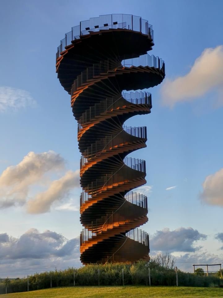 A journey up the winding staircase