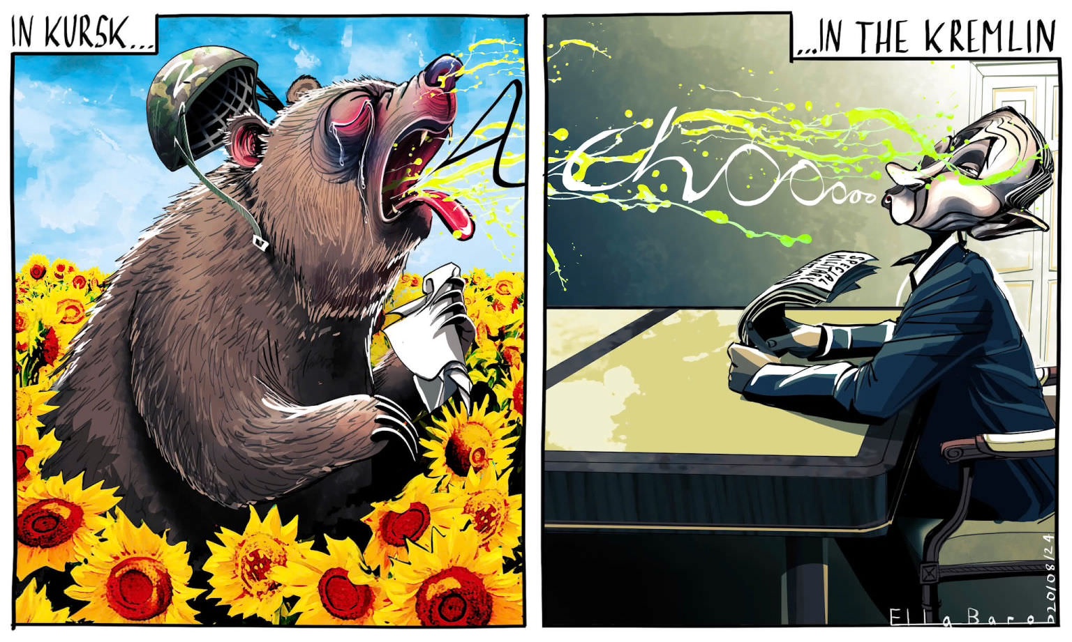 Putin's Caricature: A Satirical Take