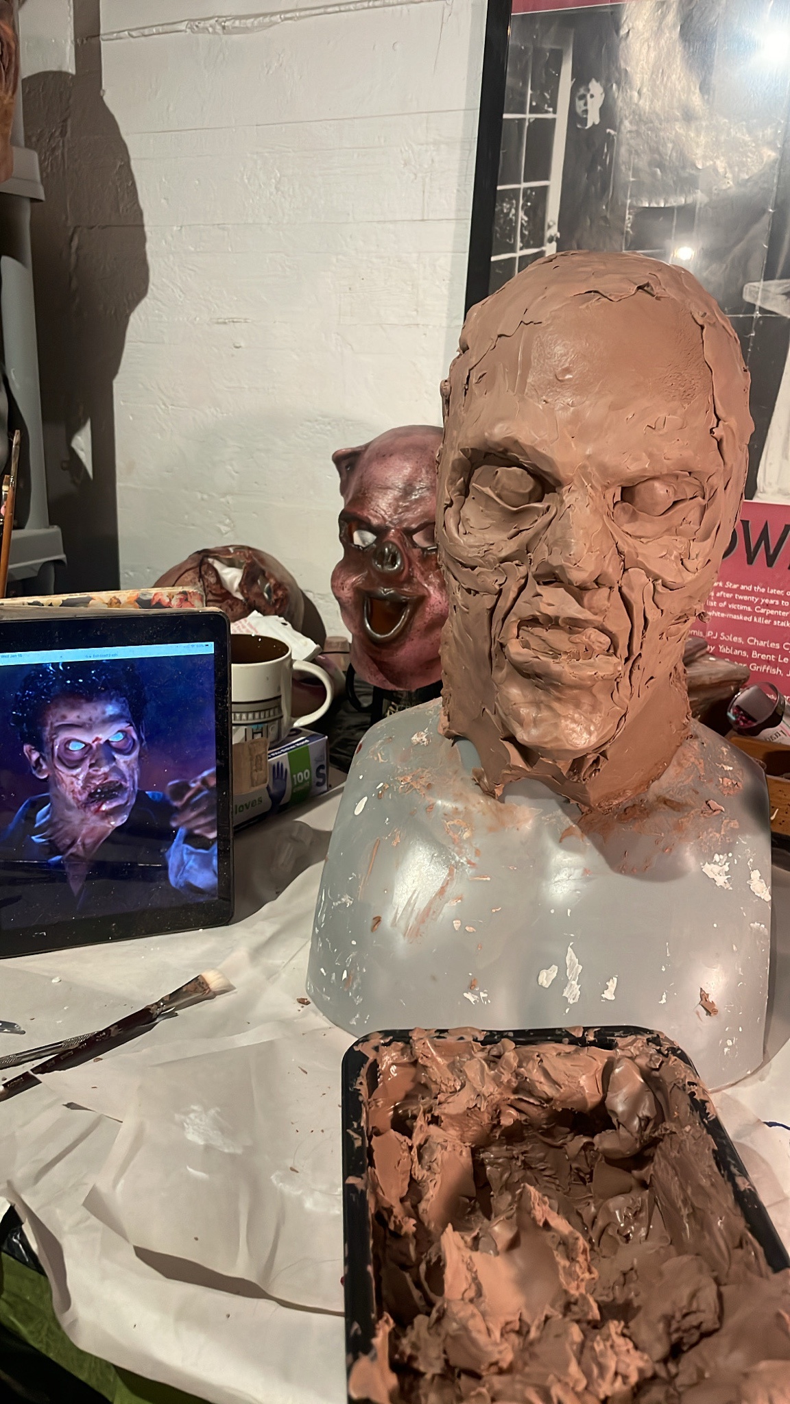 Crafting My New Evil Dead Ash Mask!