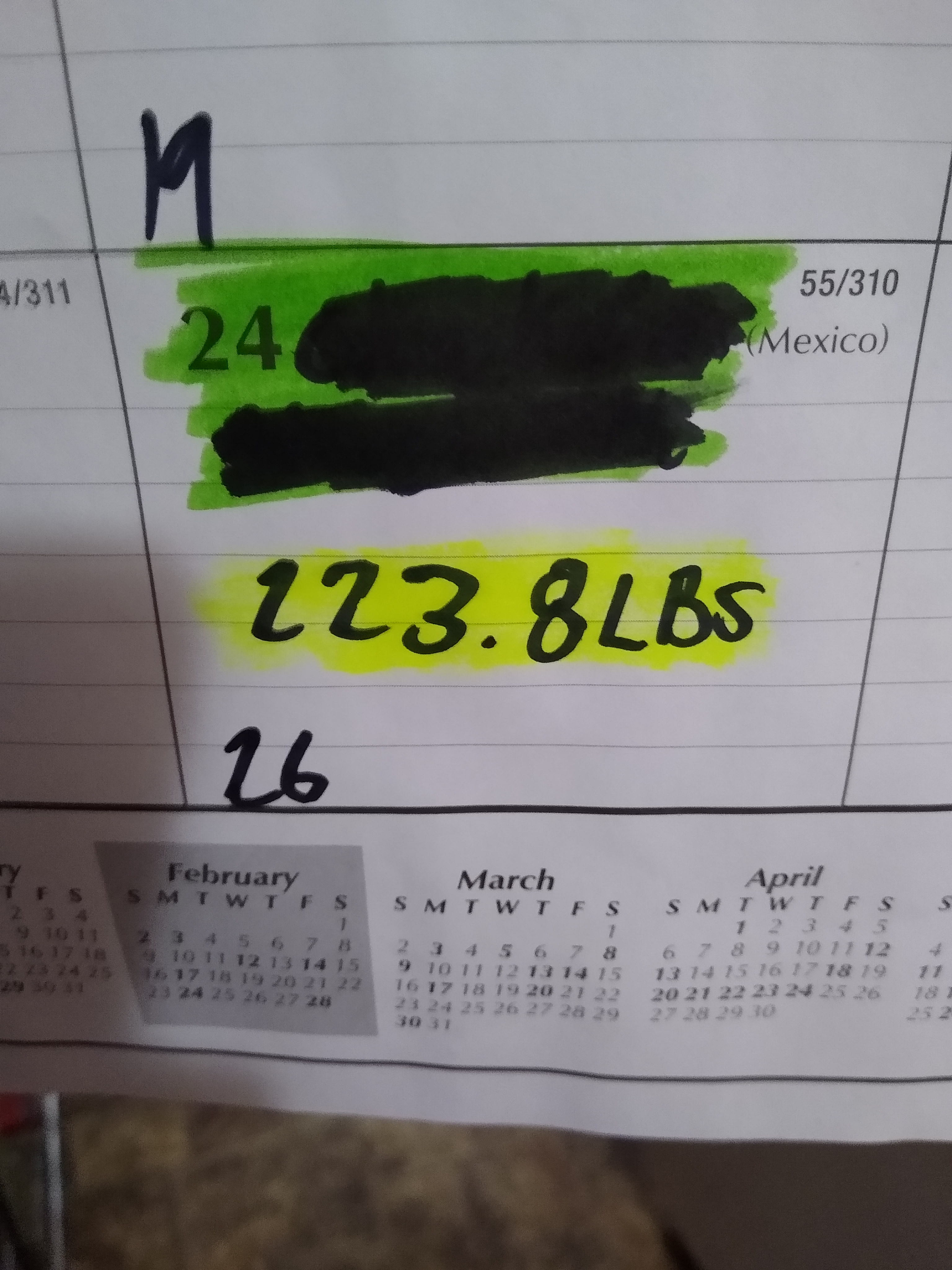 Tracking My Progress: Daily Weigh-In and Calorie Count - Day 26