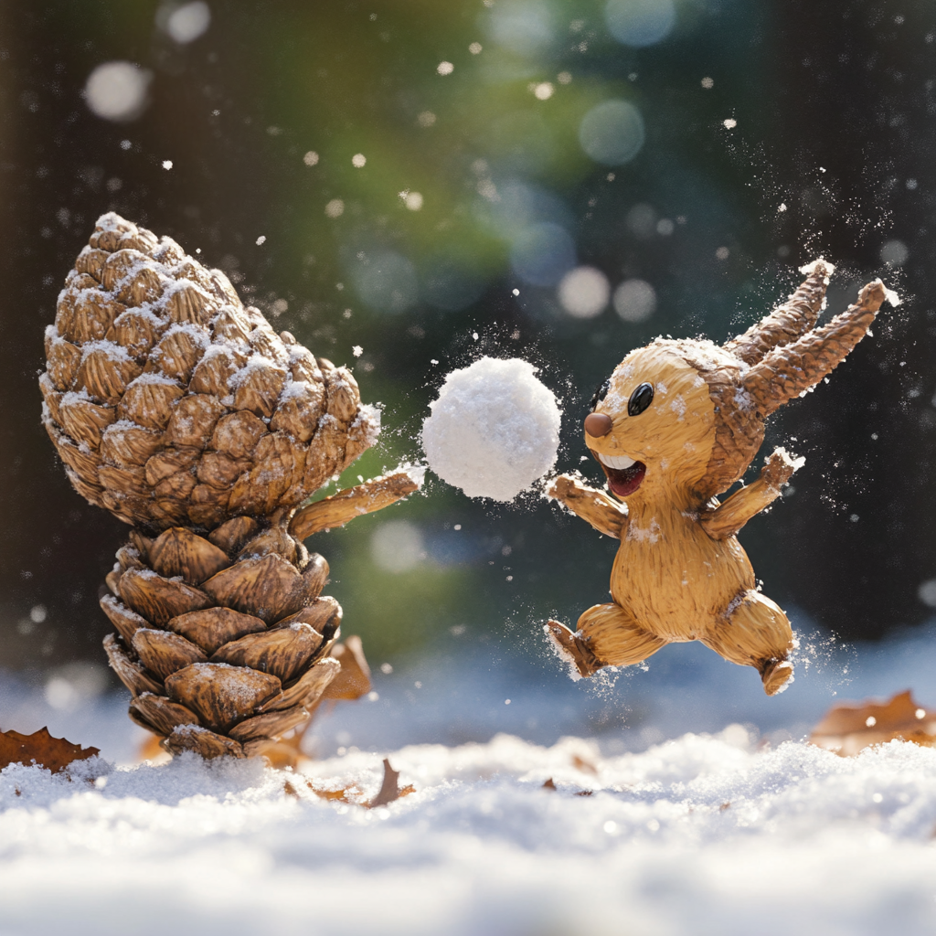Team Acorn: Let's Bombard Them with Snowballs!