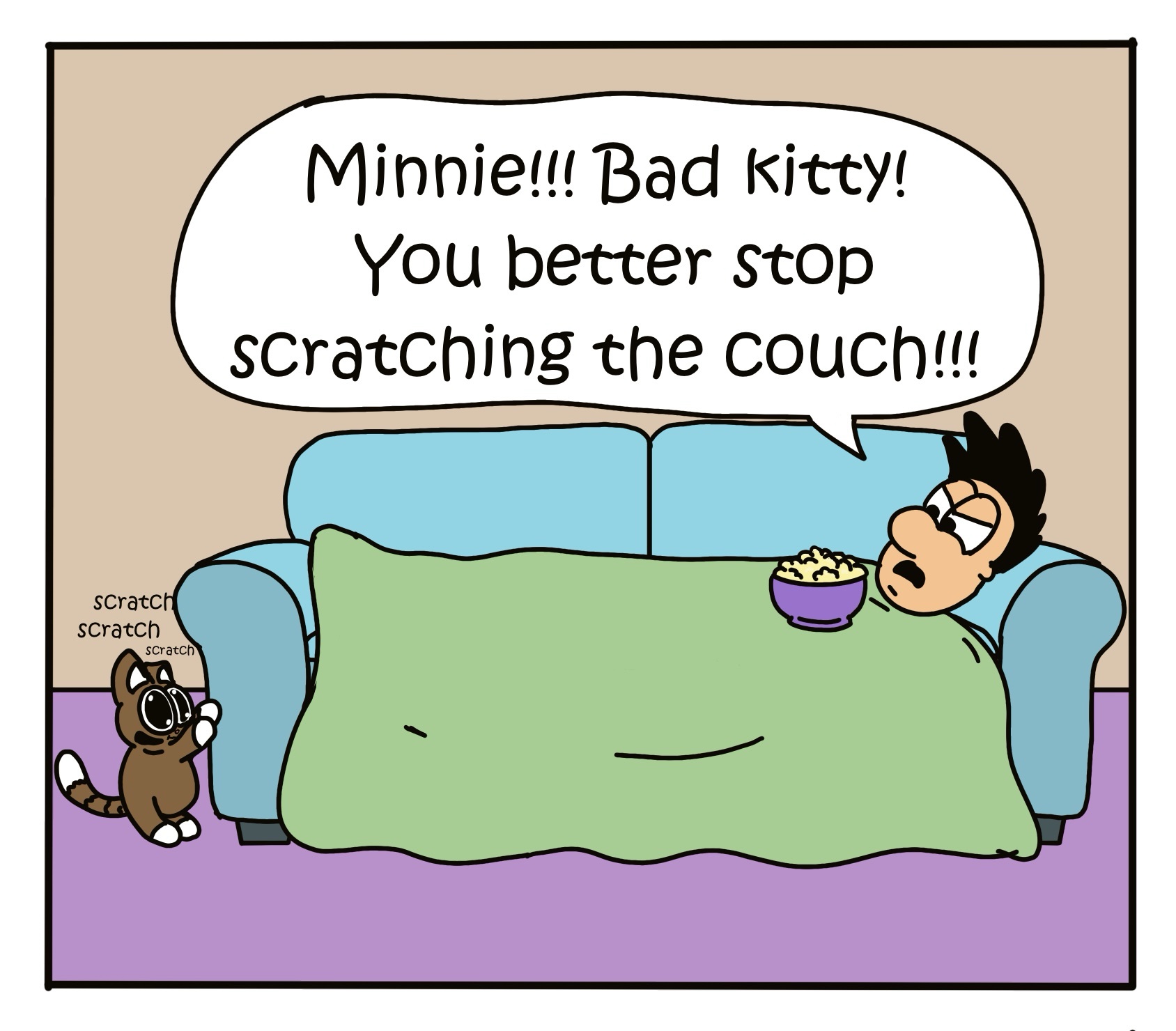 When Your Cat Calls You Out for Being Lazy