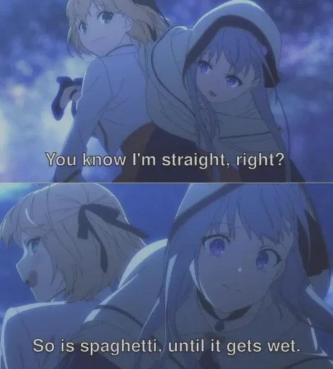 Without sauce, a man is lost, but he can also get completely lost in the sauce.