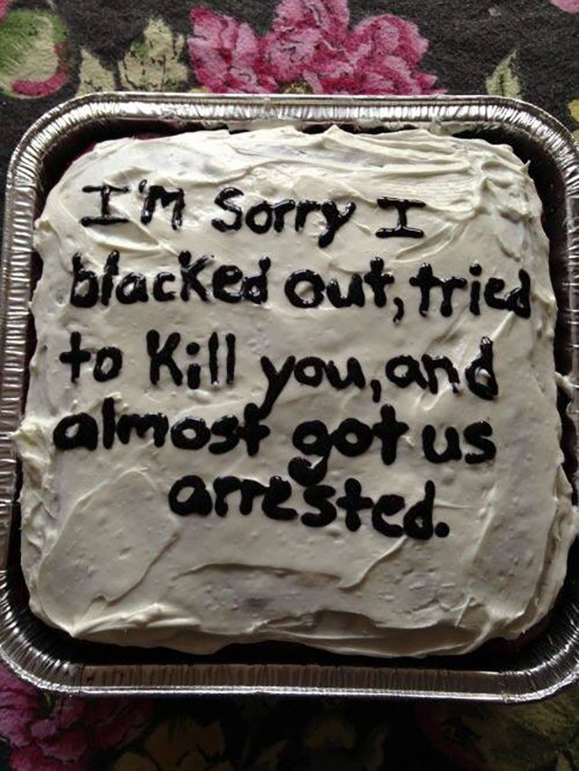 When in doubt, cake makes everything better!