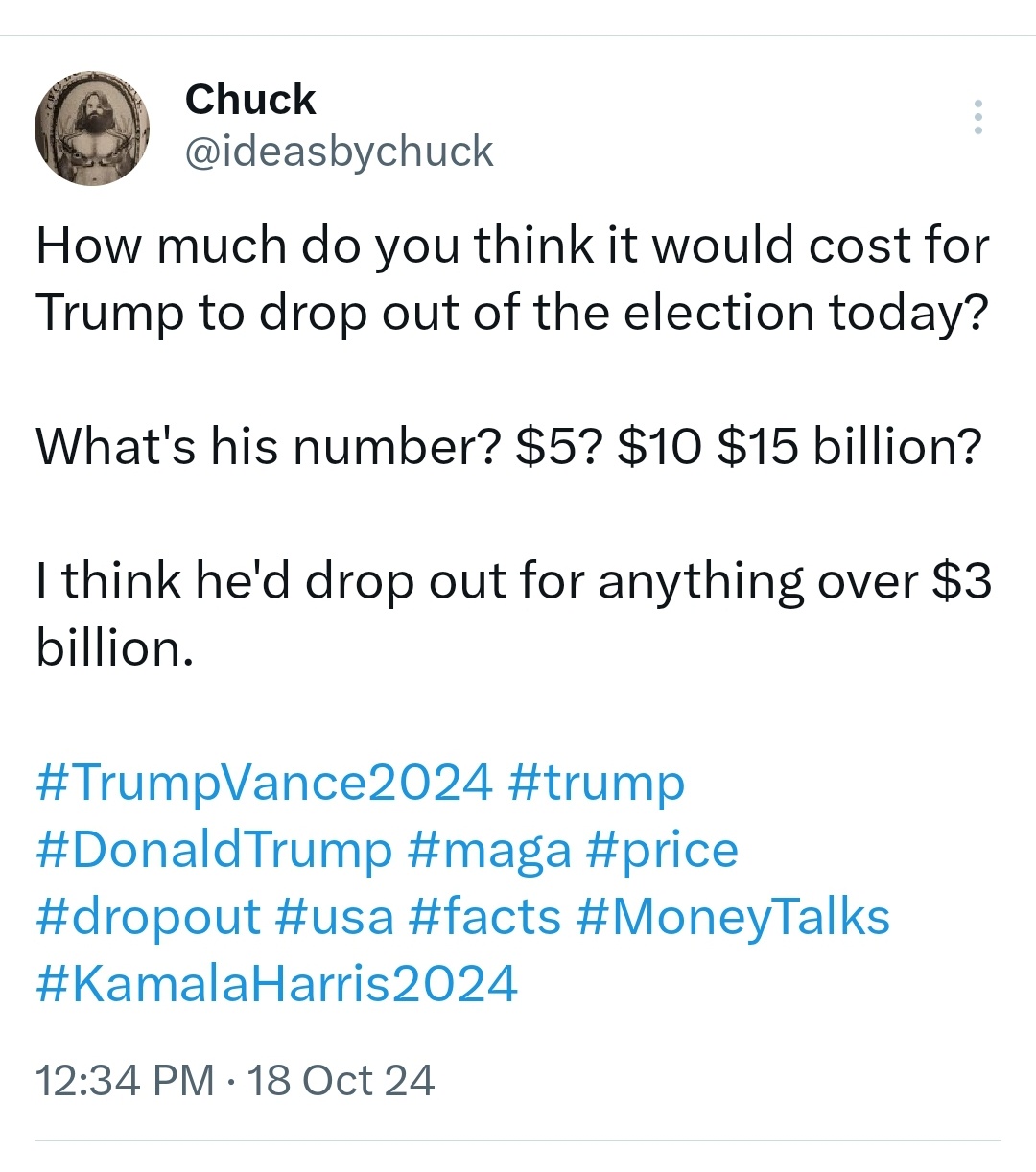 What’s the Price to Make Him Disappear?