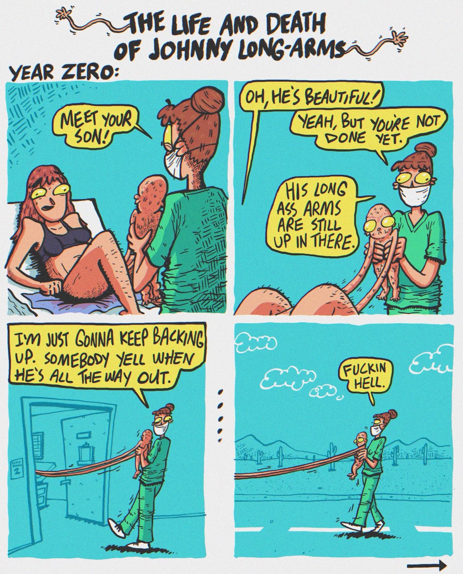 The Epic Saga of Johnny Long-Arms: A Life and Death Journey