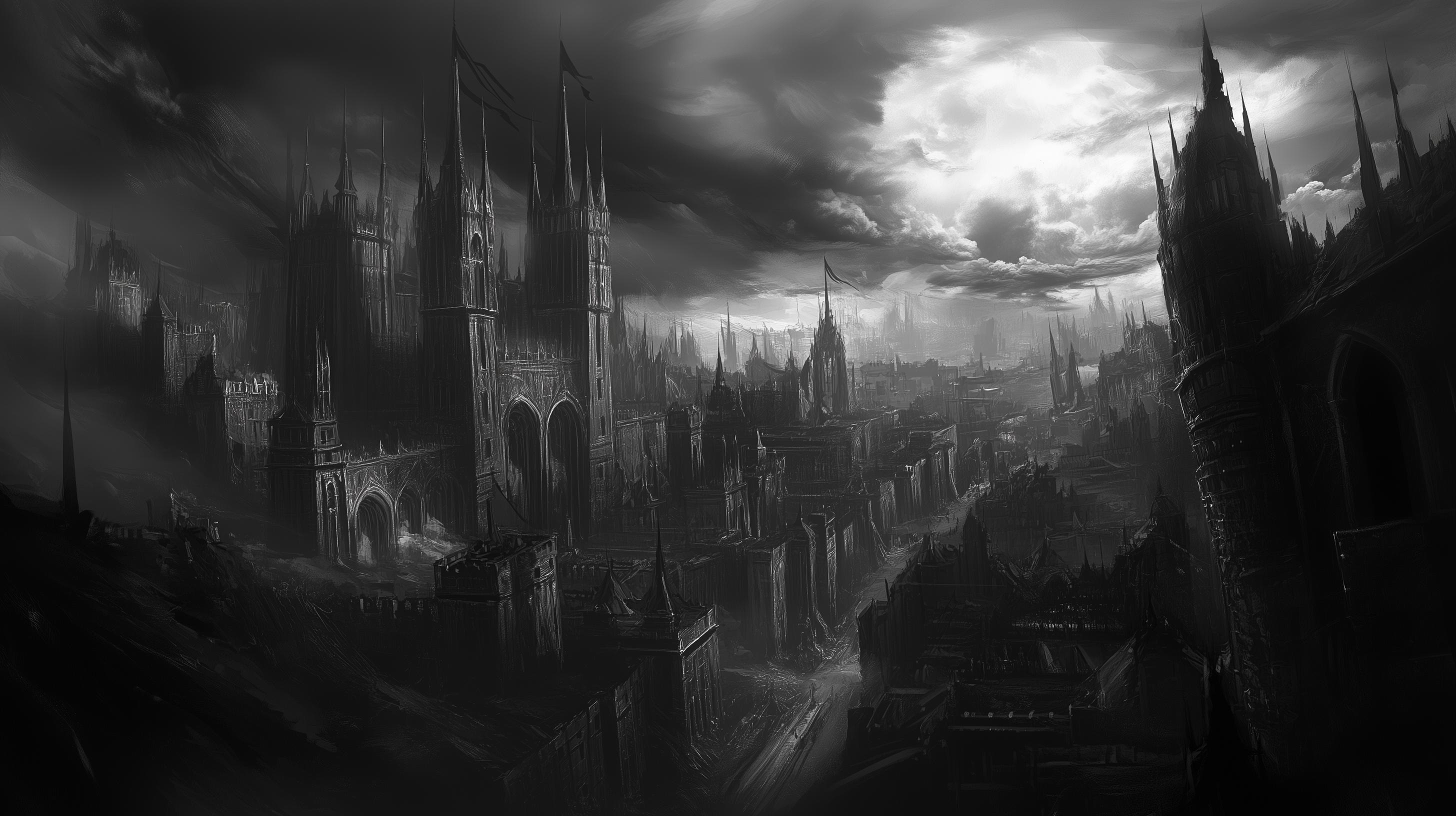 A world shrouded in darkness after the great shattering.