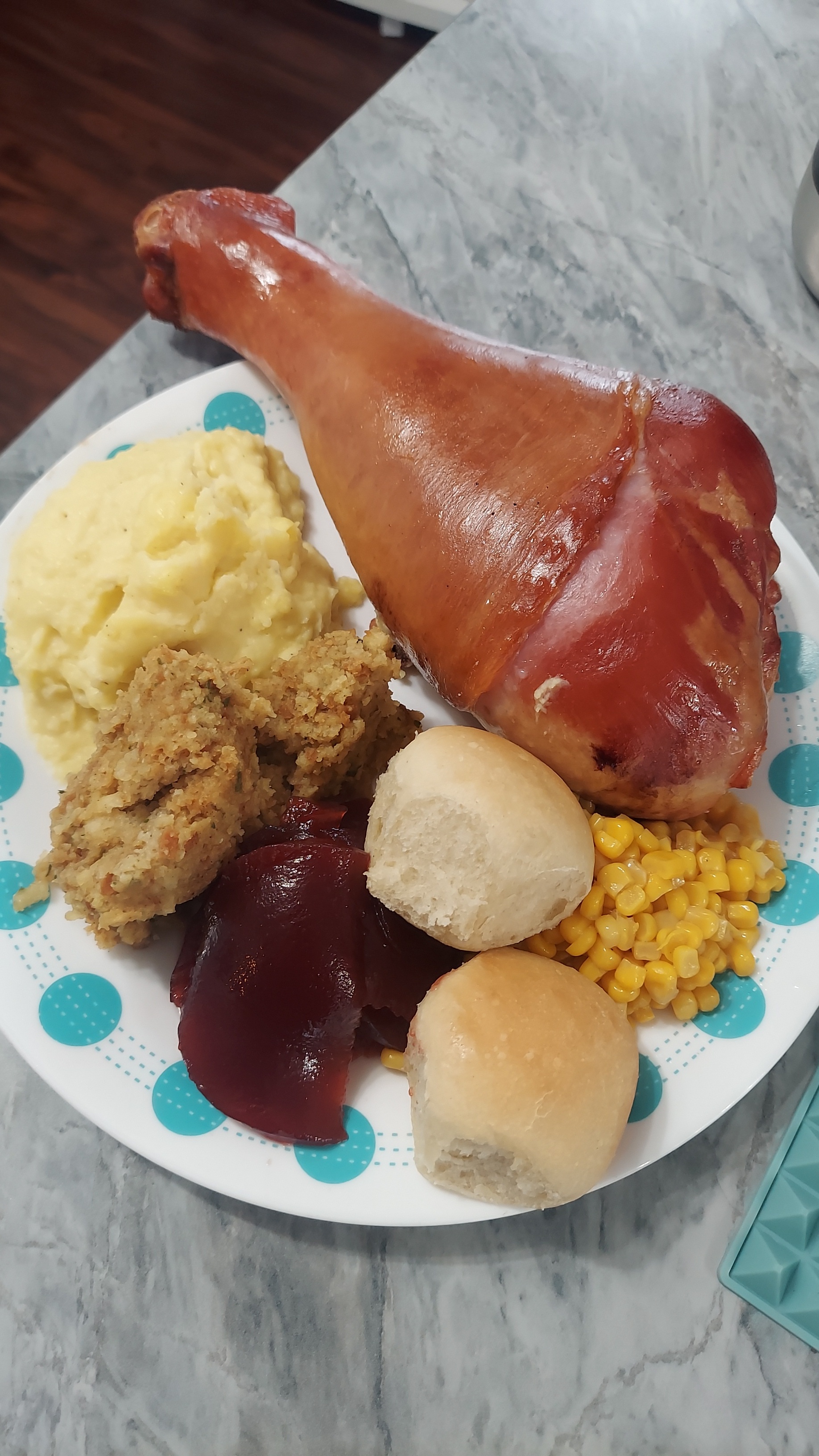 A Quiet Thanksgiving Celebration with My Wife...
