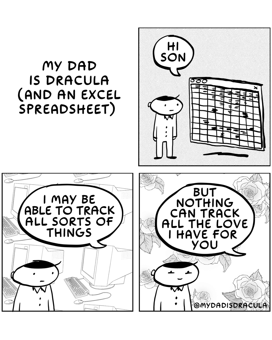 My Dad: The Legendary Dracula and Excel Wizard