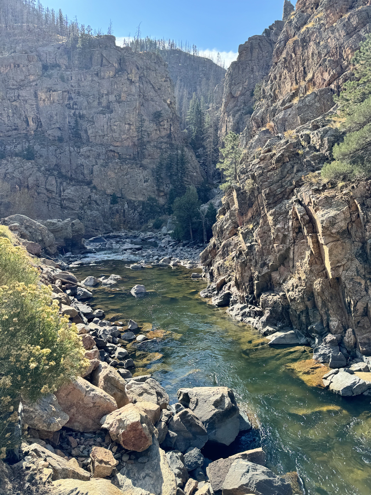 Savoring the river's beauty before the snowstorm hits
