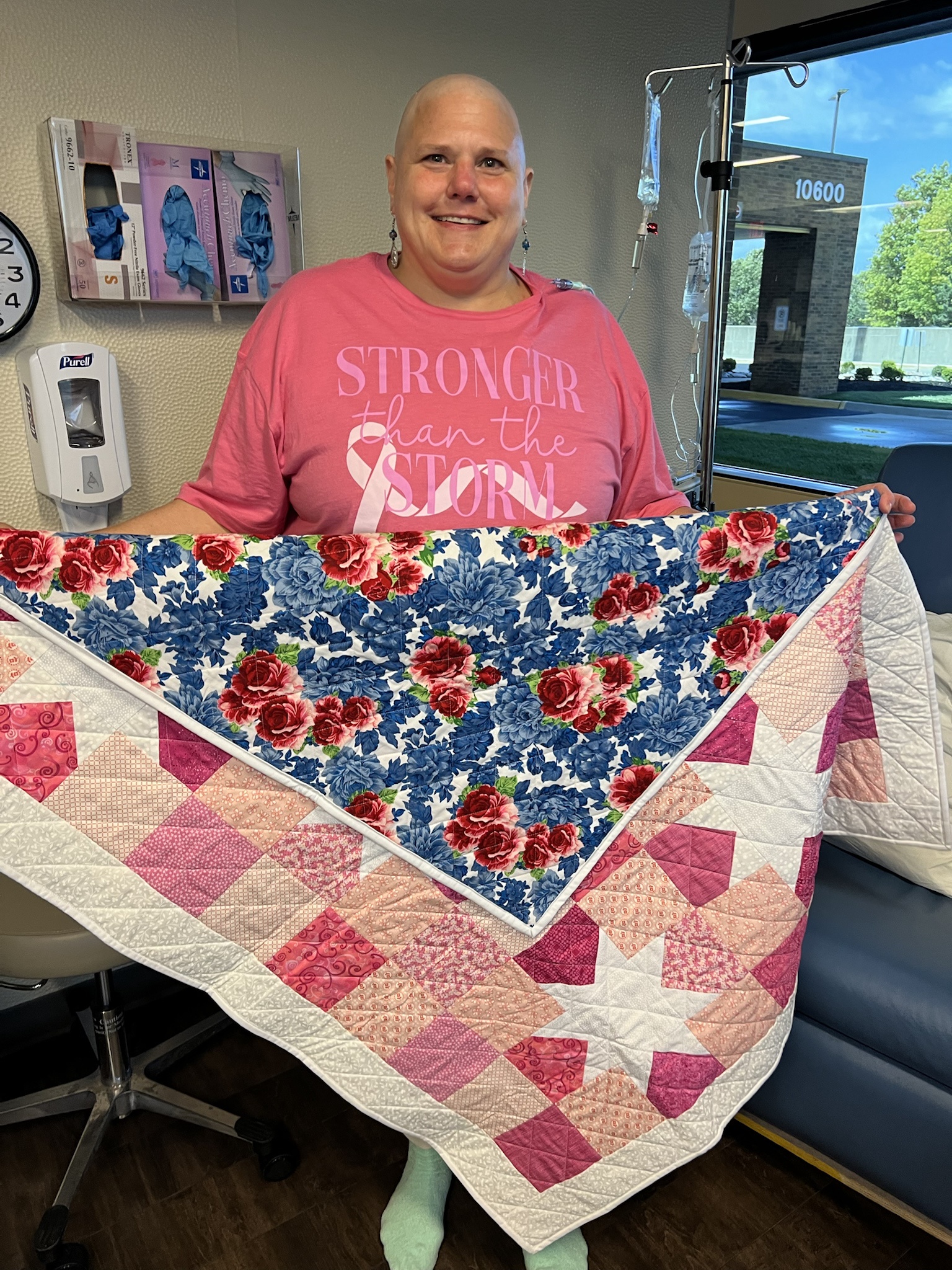 The heartfelt chemo lap quilt that brings comfort