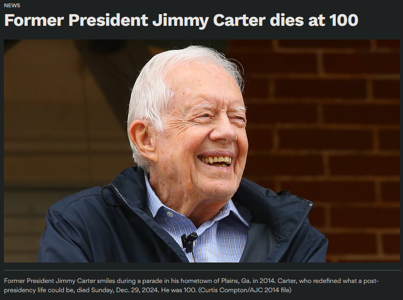 A true president has passed away