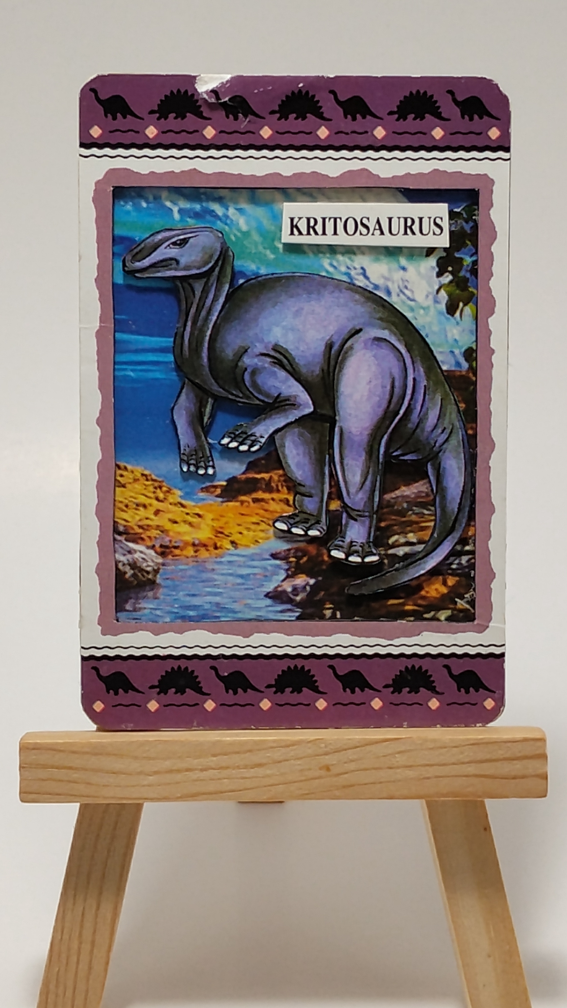 3D Dinosaur Art Card: A Creative Masterpiece