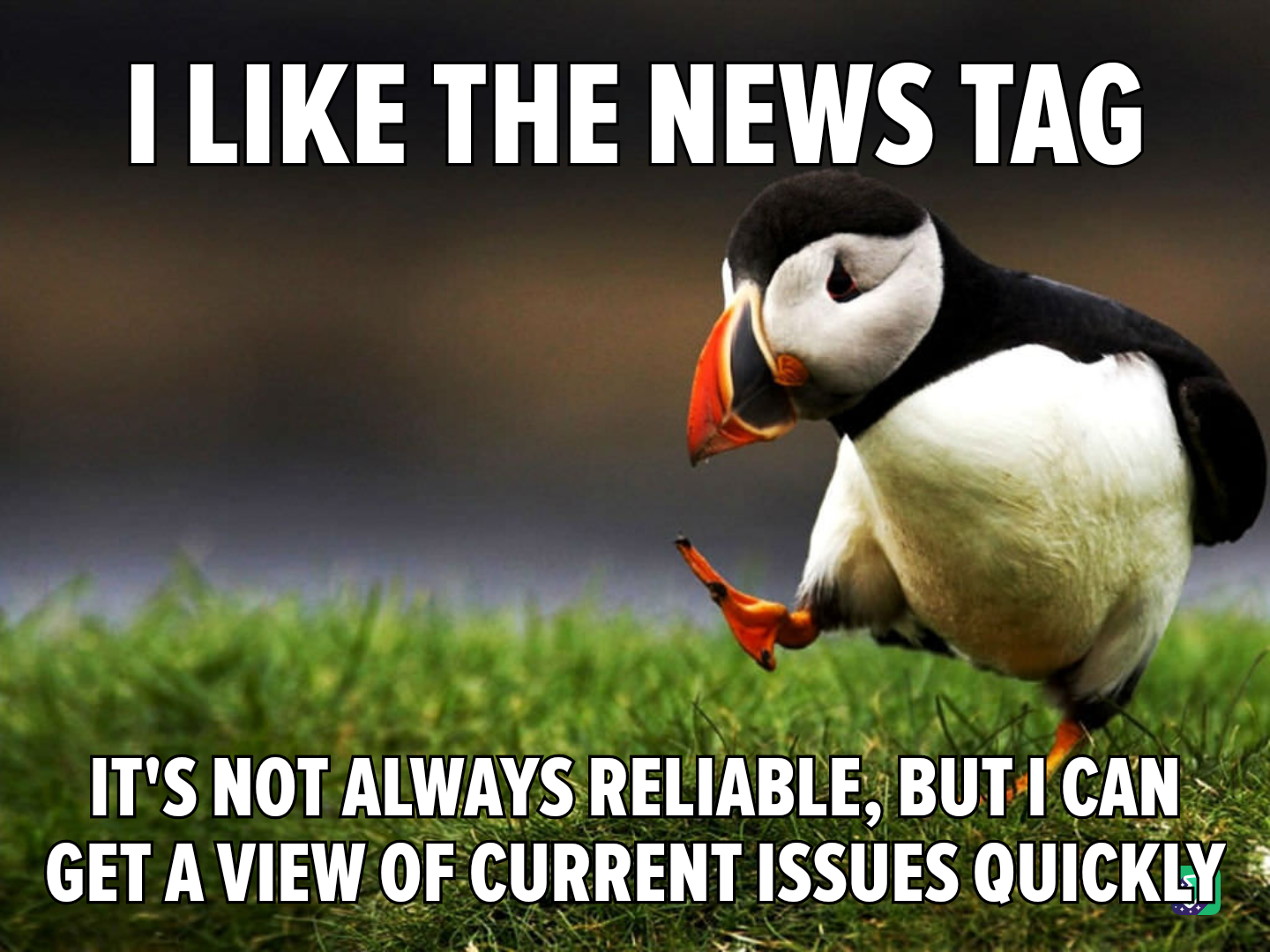 What on Earth Happened to the News Tag?