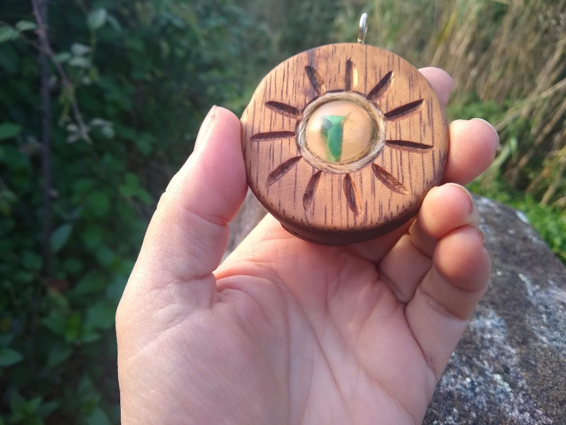 Rescued Teak Wood Transformed into a Unique Fan Pull