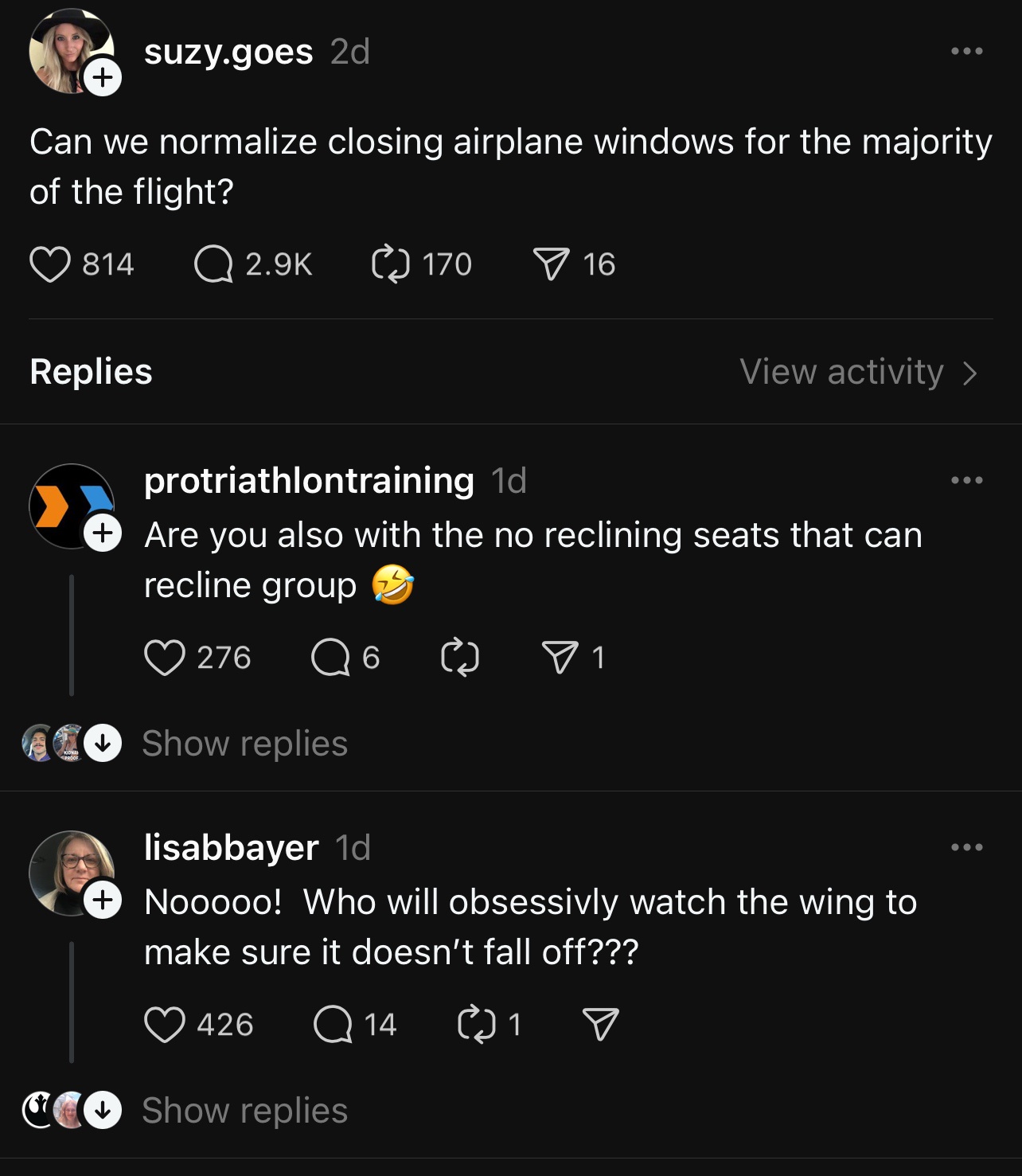 Why does everyone seem to dislike the window? 😂
